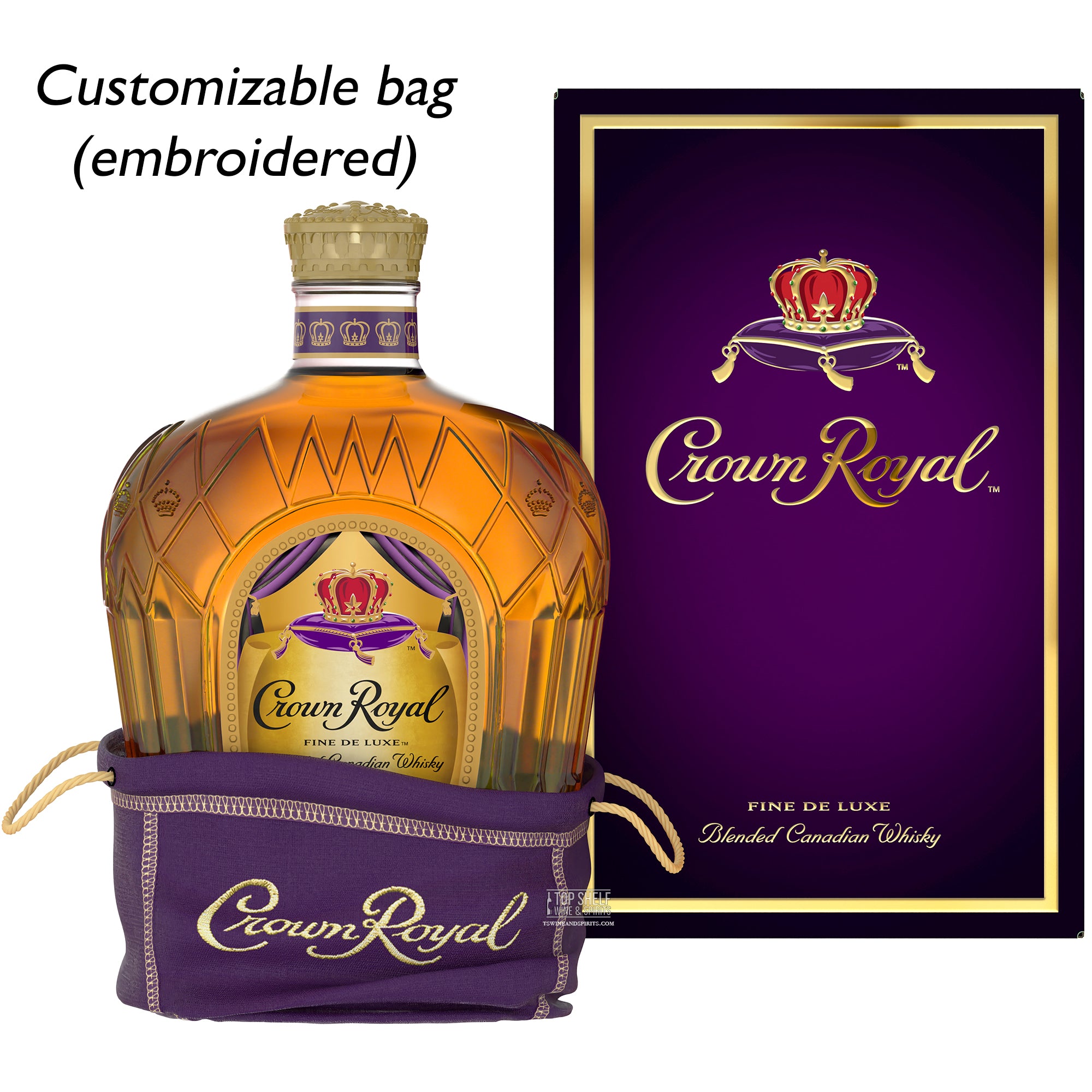 Crown Royal Canadian Whisky (Custom Embroidery)