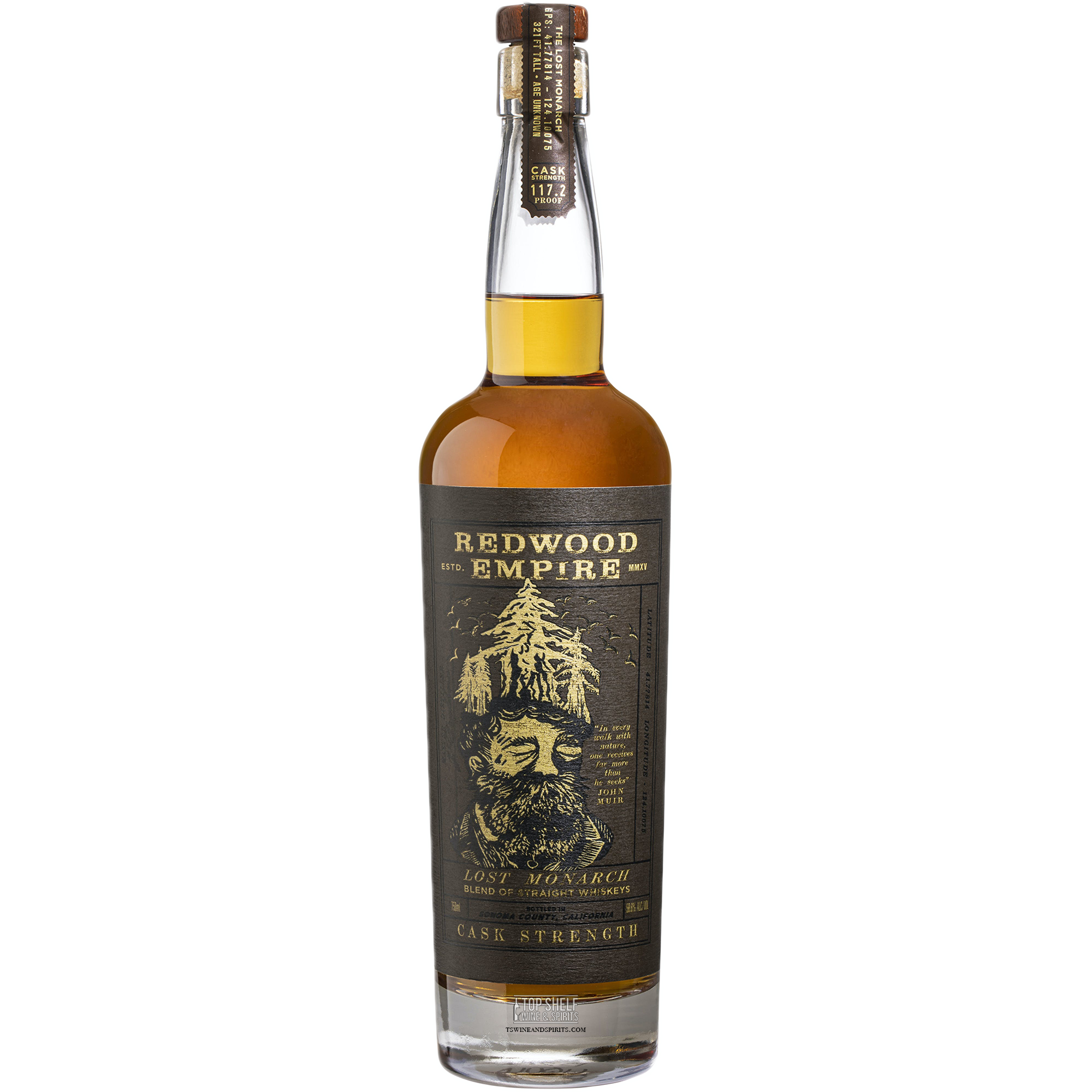 Redwood Empire "Lost Monarch" Cask Strength Blended Whiskey