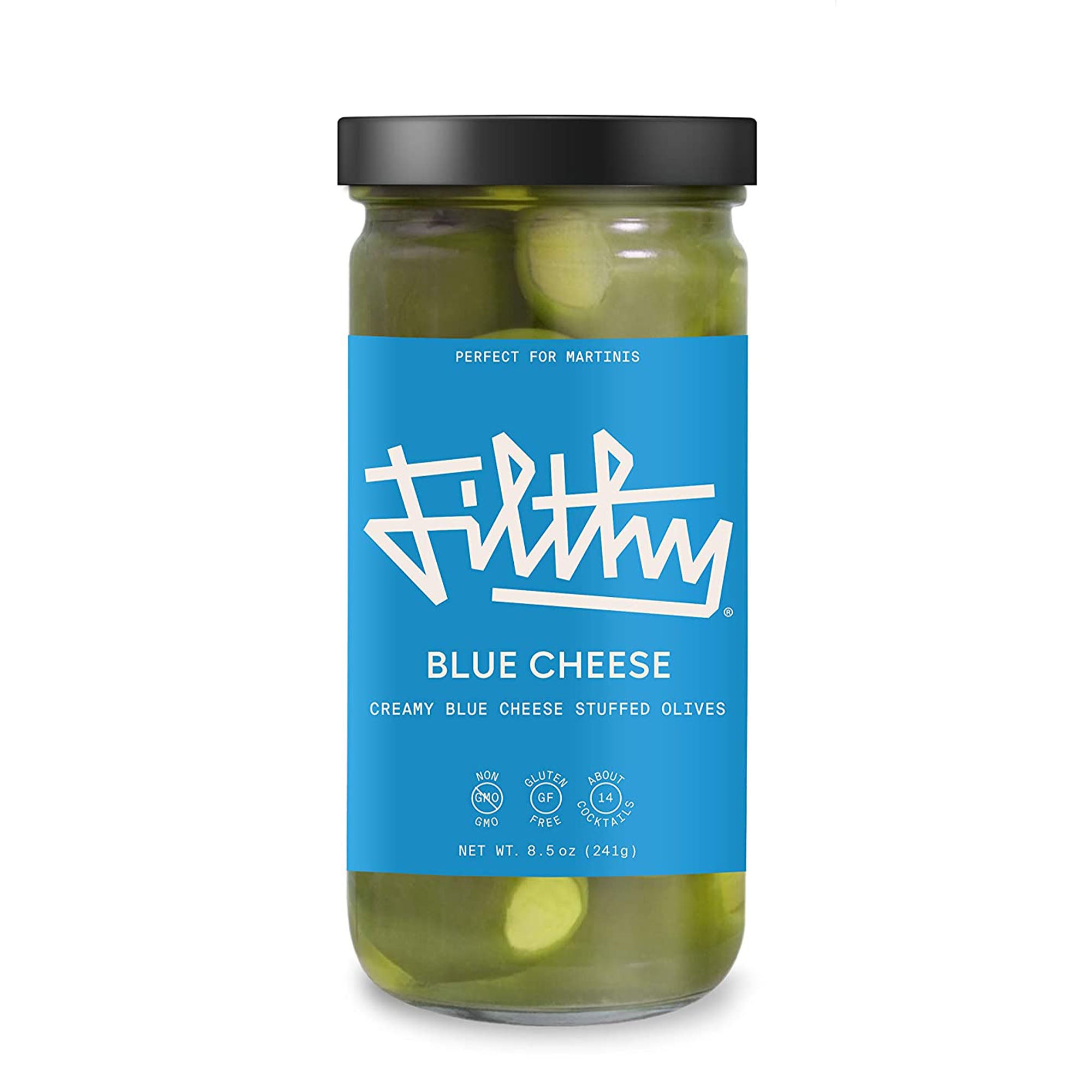 Filthy Foods Blue Cheese Olives (Glass Jar)