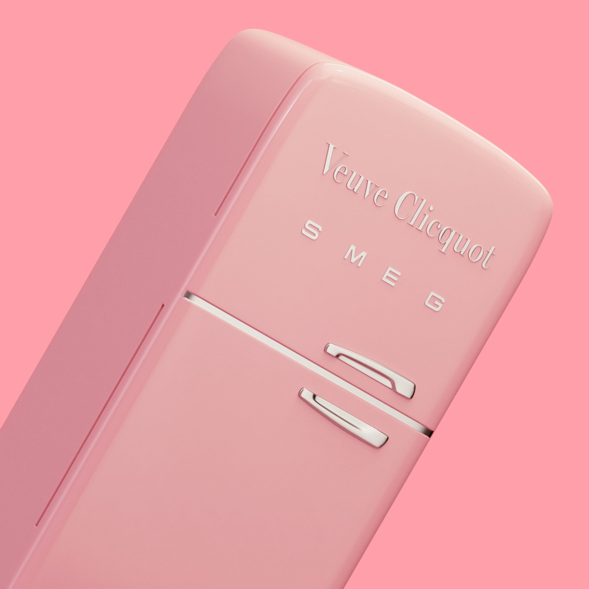 Smeg and Veuve Clicquot team up on a limited edition fridge