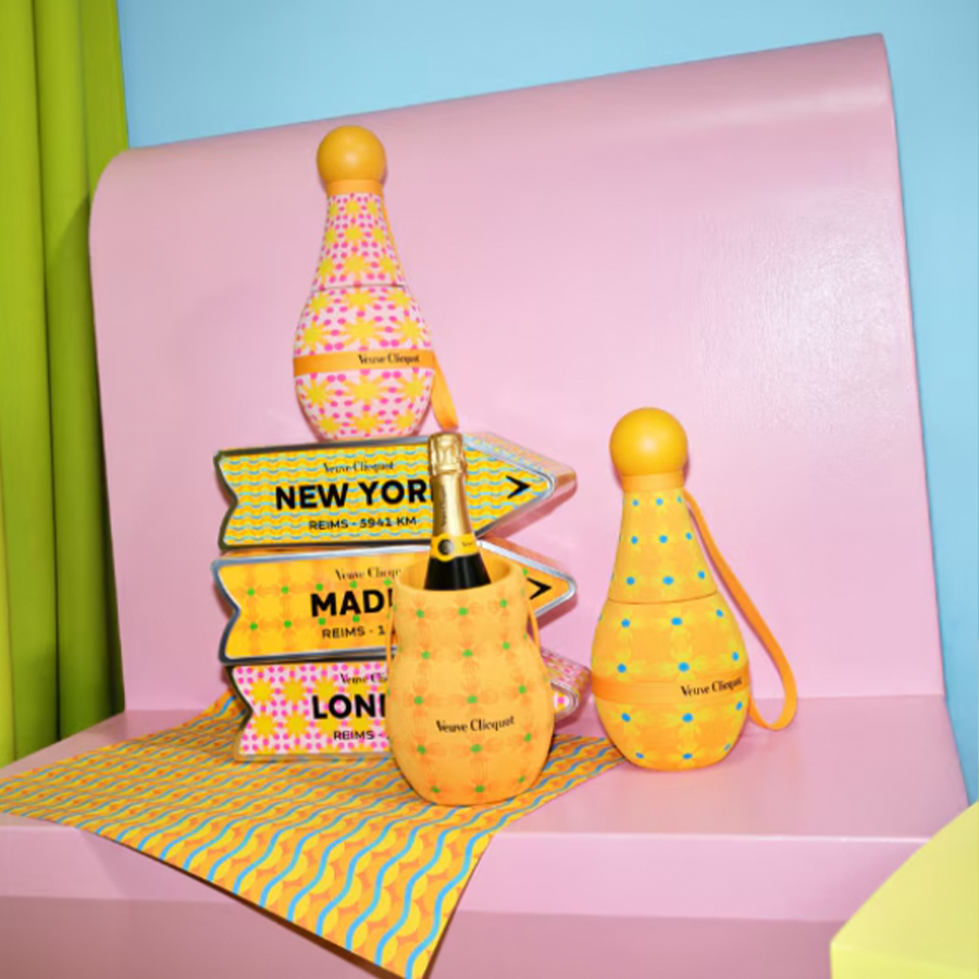 Veuve Clicquot Brut Sun Totem Crafted by Yinka Ilori