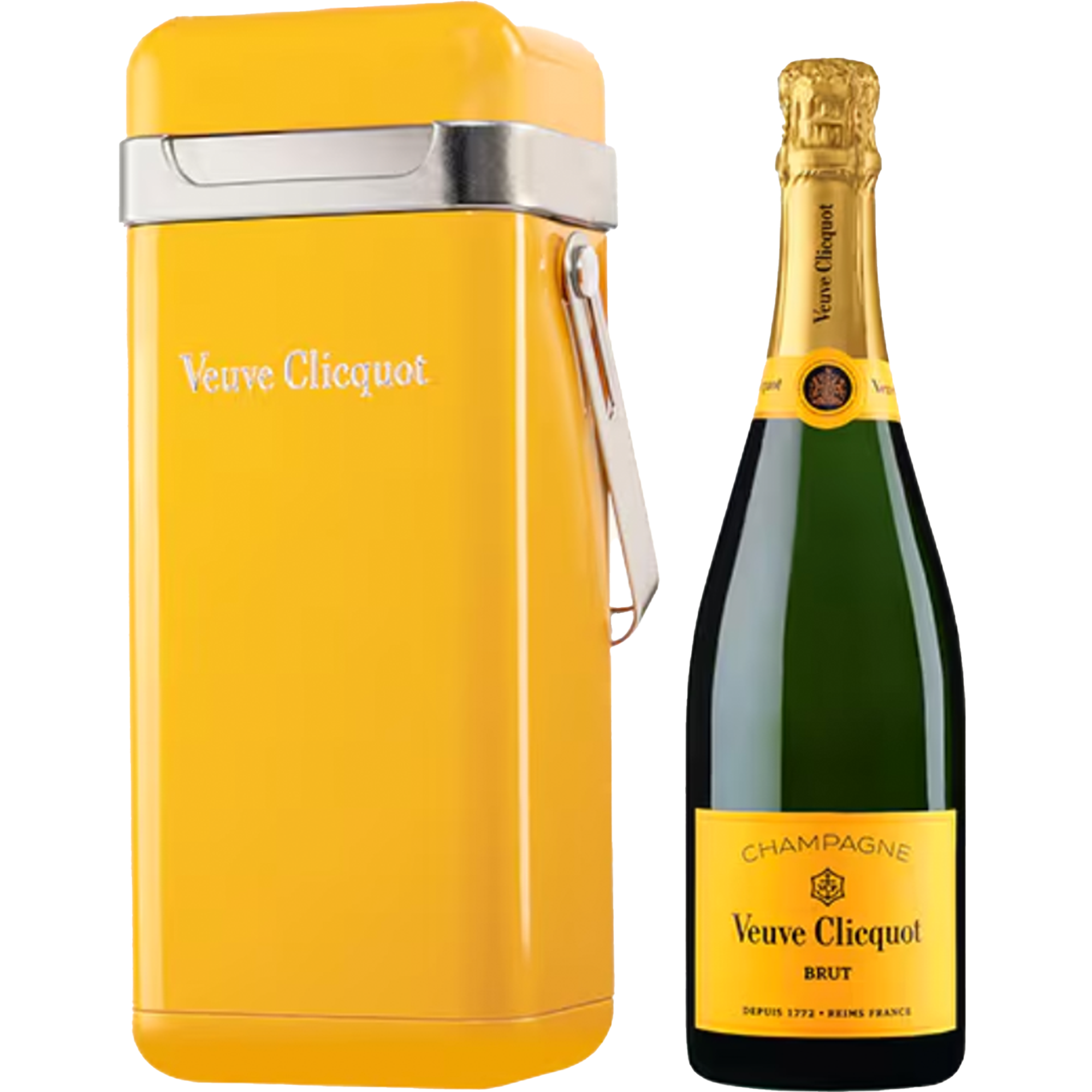 Veuve Clicquot Yellow Brut with Cooler