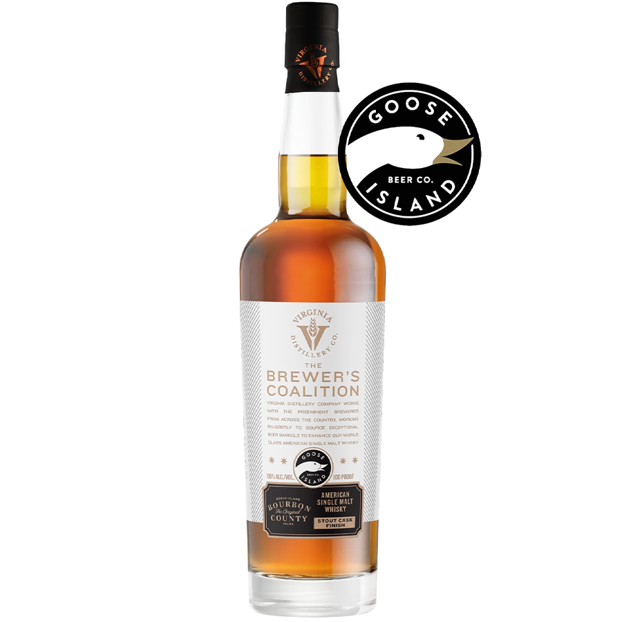 Virginia Distilling Goose Island Bourbon County Stout Single Malt Whiskey 700ml