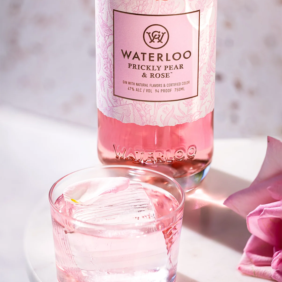 Waterloo Prickly Pear & Rose Gin