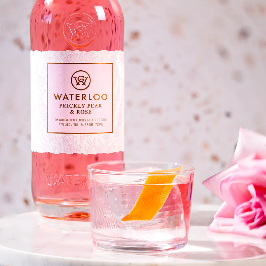 Waterloo Prickly Pear & Rose Gin