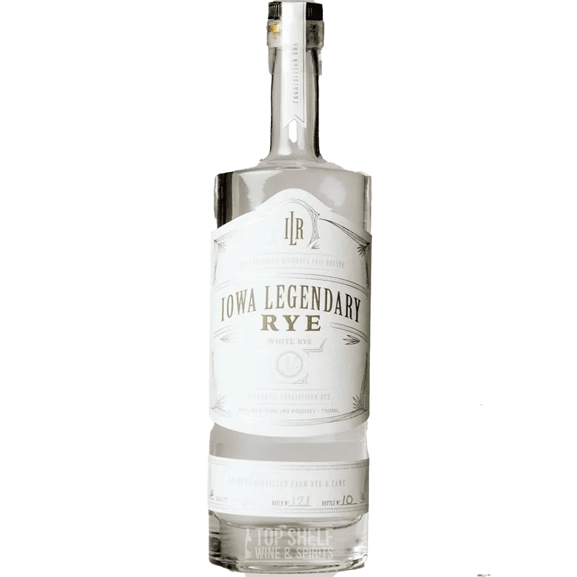 Iowa Legendary Rye White Label Whiskey