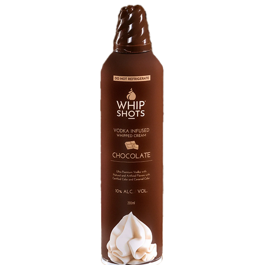Whip Shots Chocolate Vodka Infused Whipped Cream 200ml