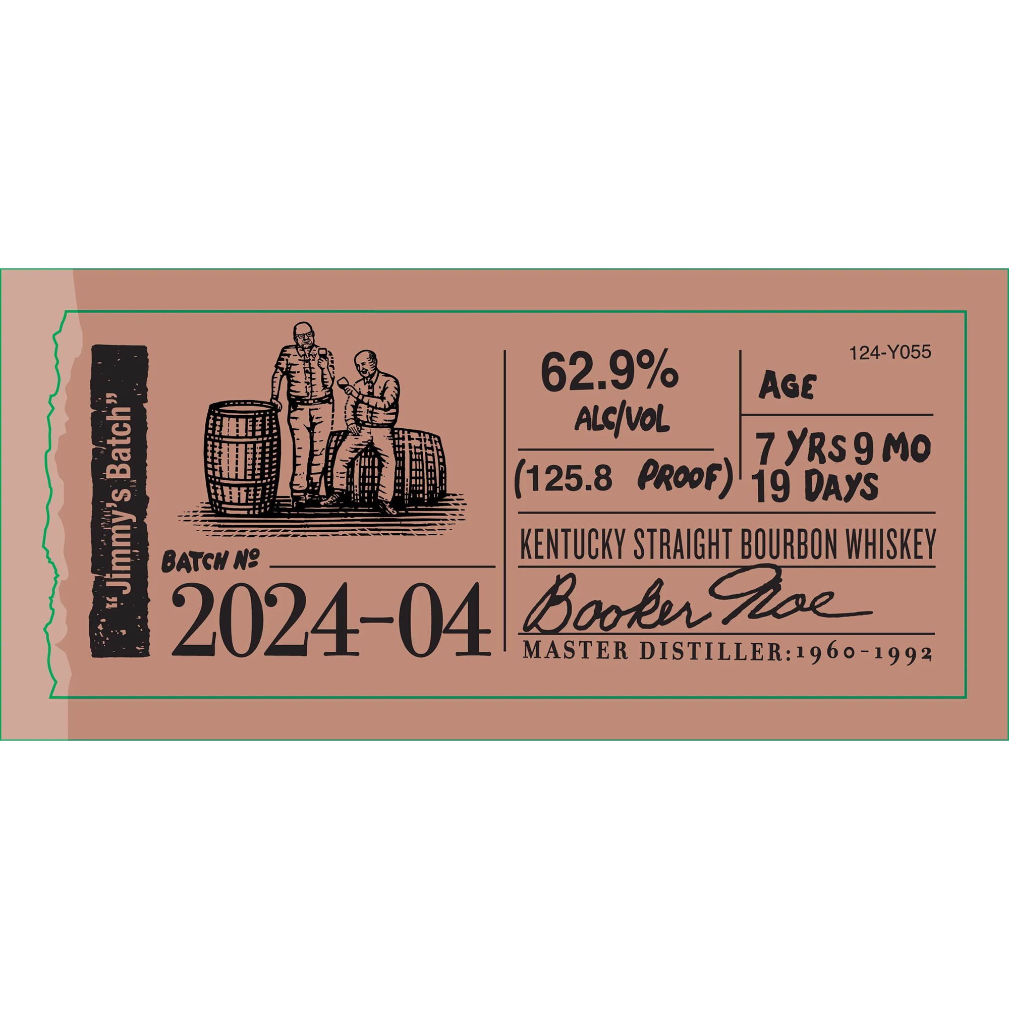 Booker's Jimmy's Batch 2024-04 Kentucky Straight Bourbon