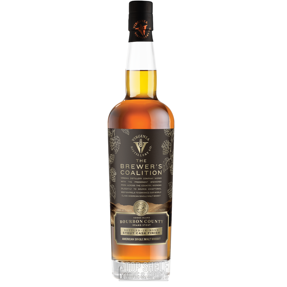 Virginia Distilling Bourbon County Stout Cask Brewer's Coalition Singl