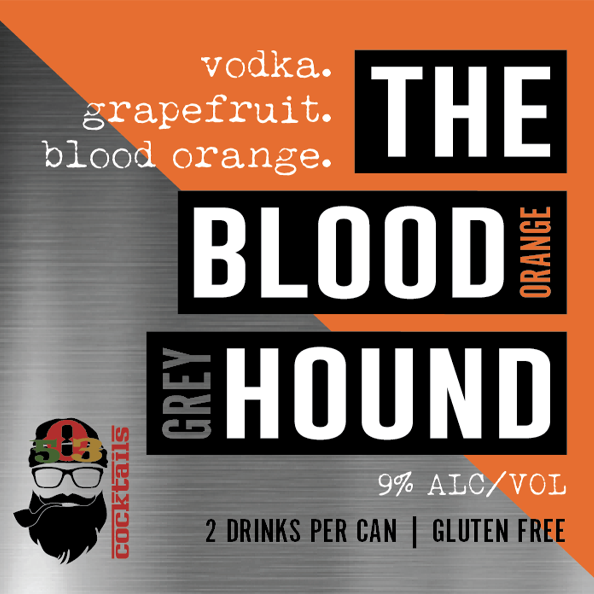 503 Distilling Blood Orange Grey Hound Cocktail (4-Pack) 355ml