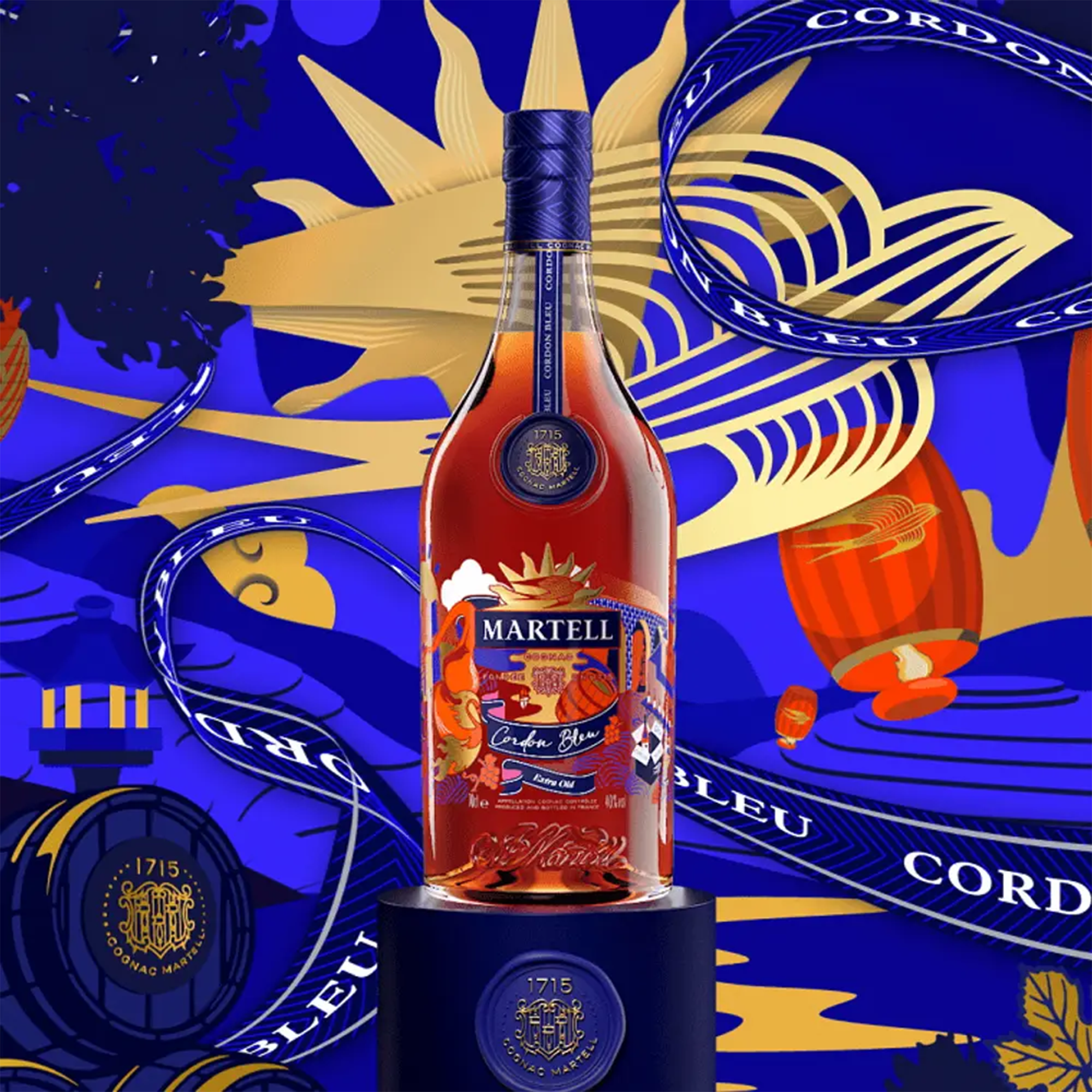 Martell Cordon Bleu Lunar New Year Cognac by Wu Jian'an Martell Cordon Bleu Lunar New Year Cognac by Wu Jian'an