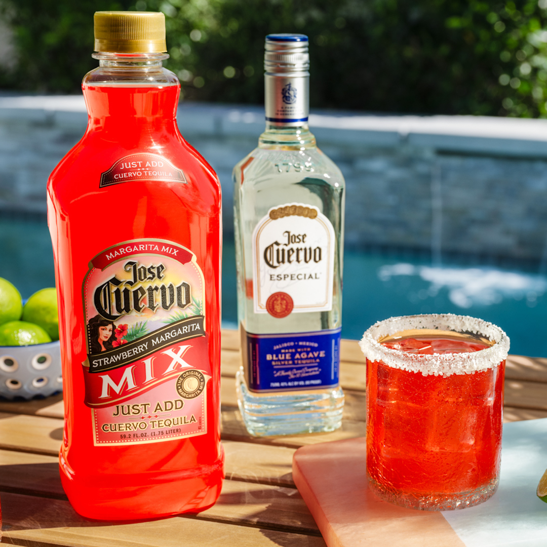 Jose Cuervo Authentic Strawberry Lime Mix 1.75L