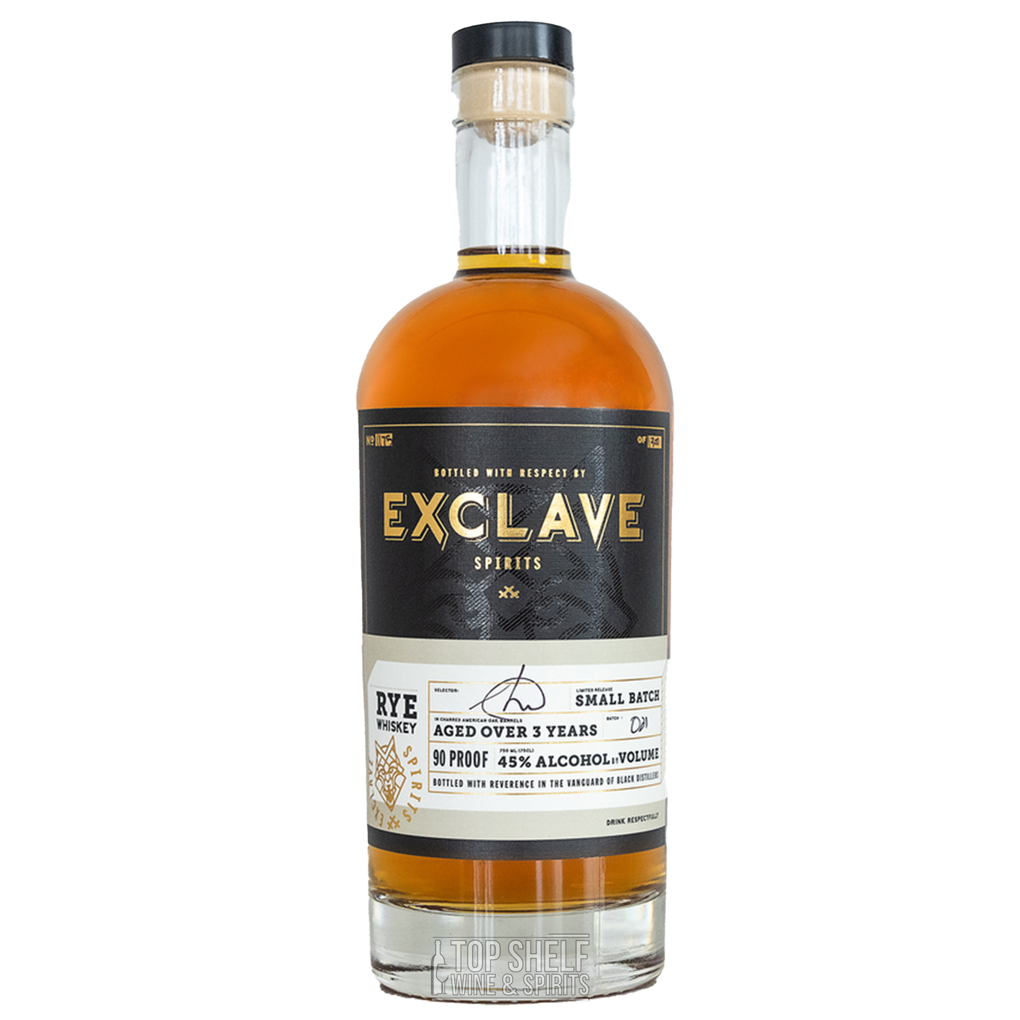Exclave Spirits Small Batch Rye 3 Year