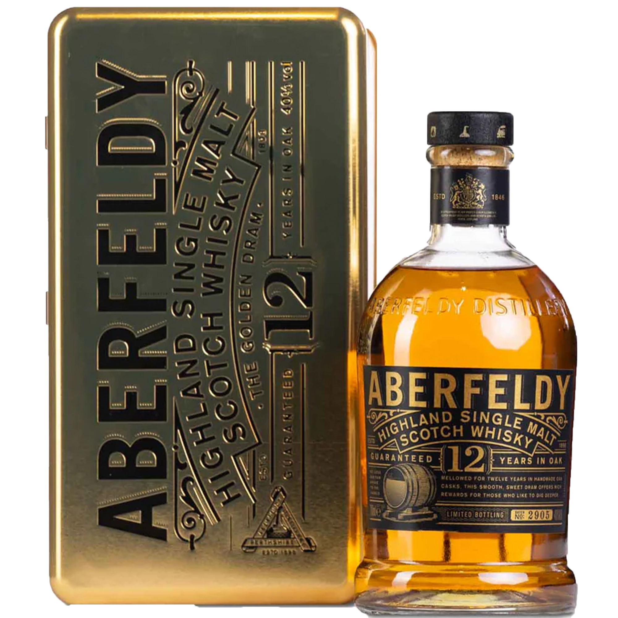 Aberfeldy 12 Year Gold Bar Gift Pack