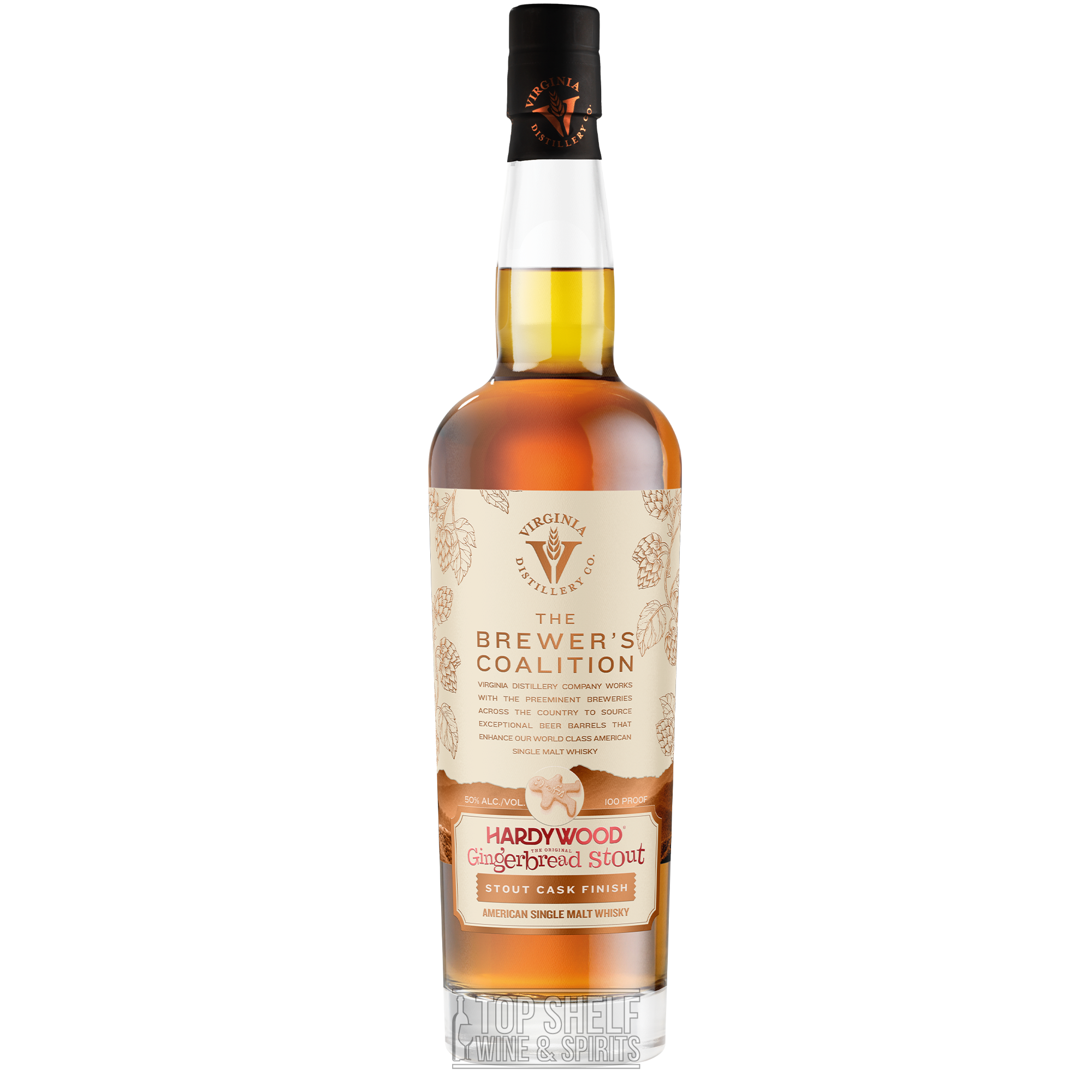 Virginia Distilling Hardywood Gingerbread Stout American Single Malt Whiskey