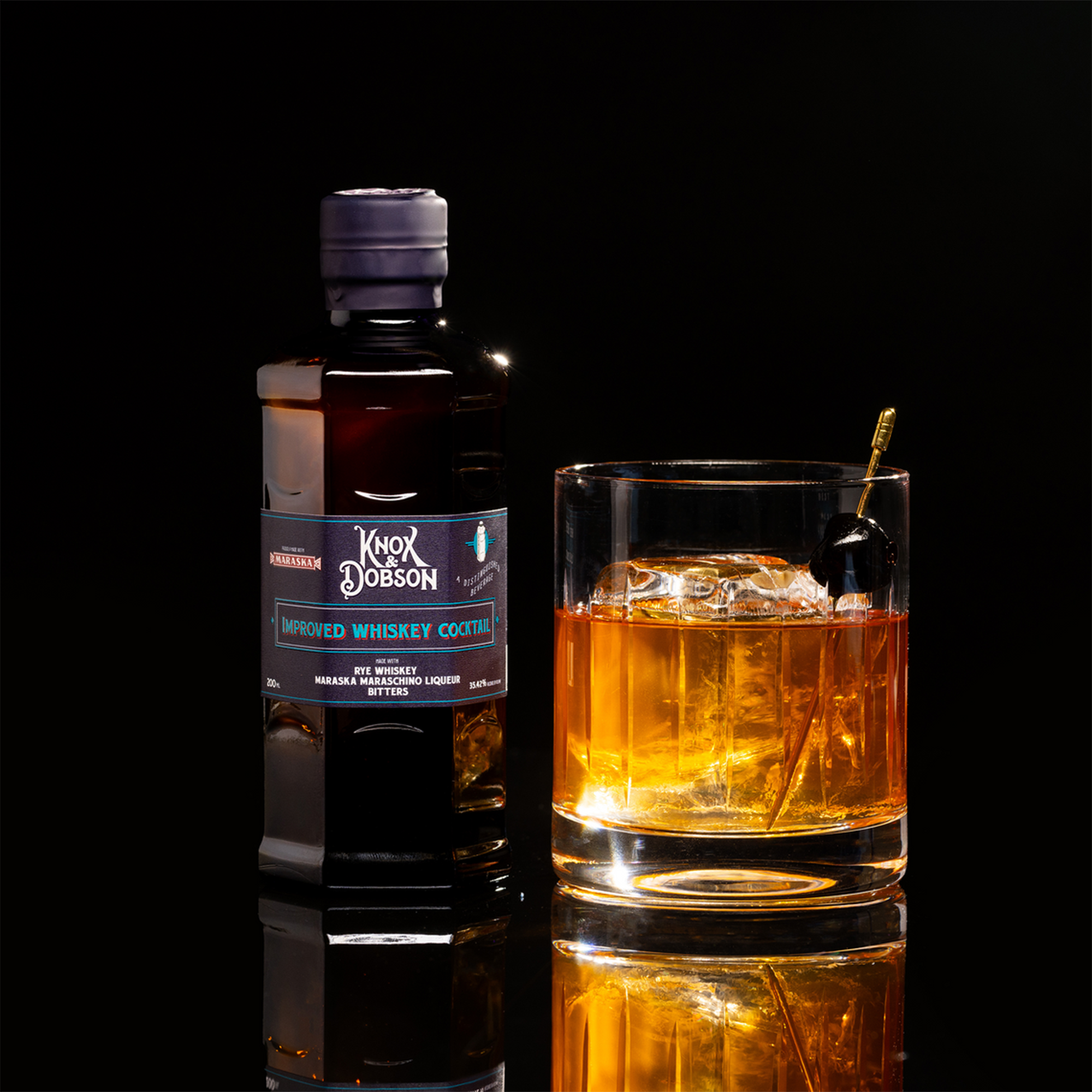 Knox & Dobson Improved Whiskey Cocktail 200ml