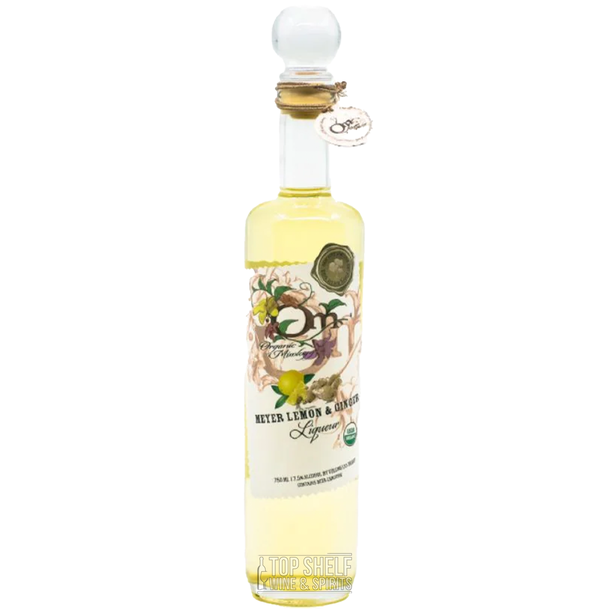 Organic Mixology Meyer Lemon & Ginger Liqueur