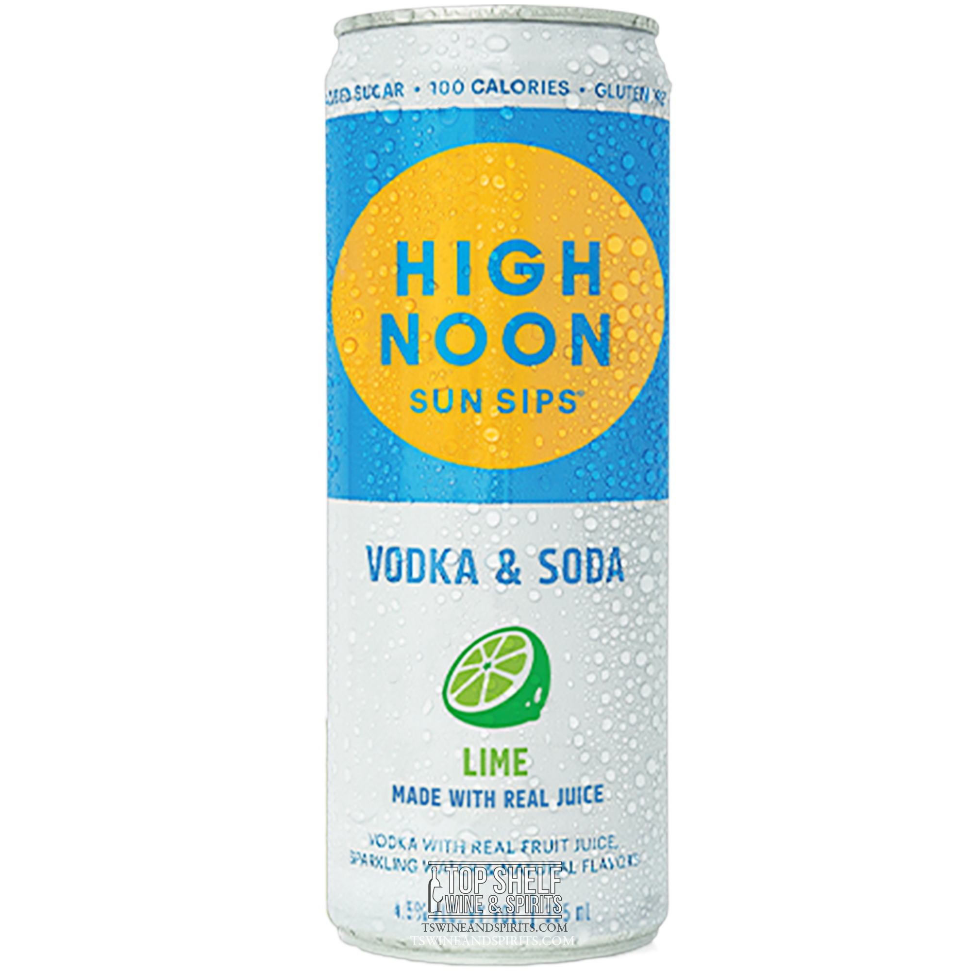High Noon Lime Hard Seltzer (4 Pack) 355ml