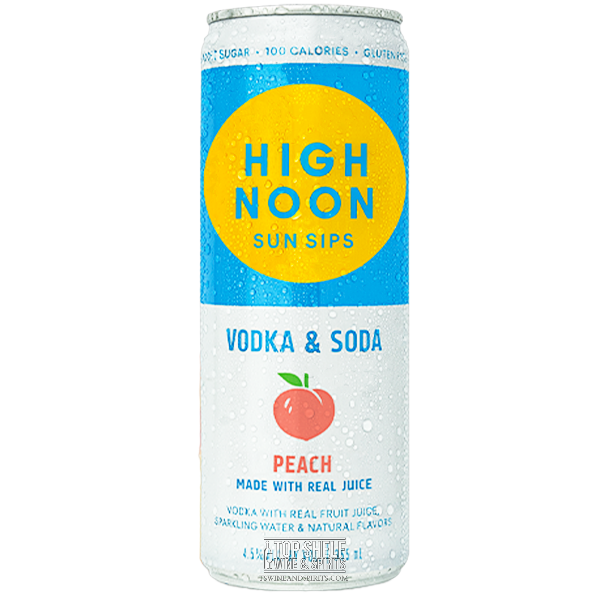 High Noon Peach Hard Seltzer (4 Pack) 355ml