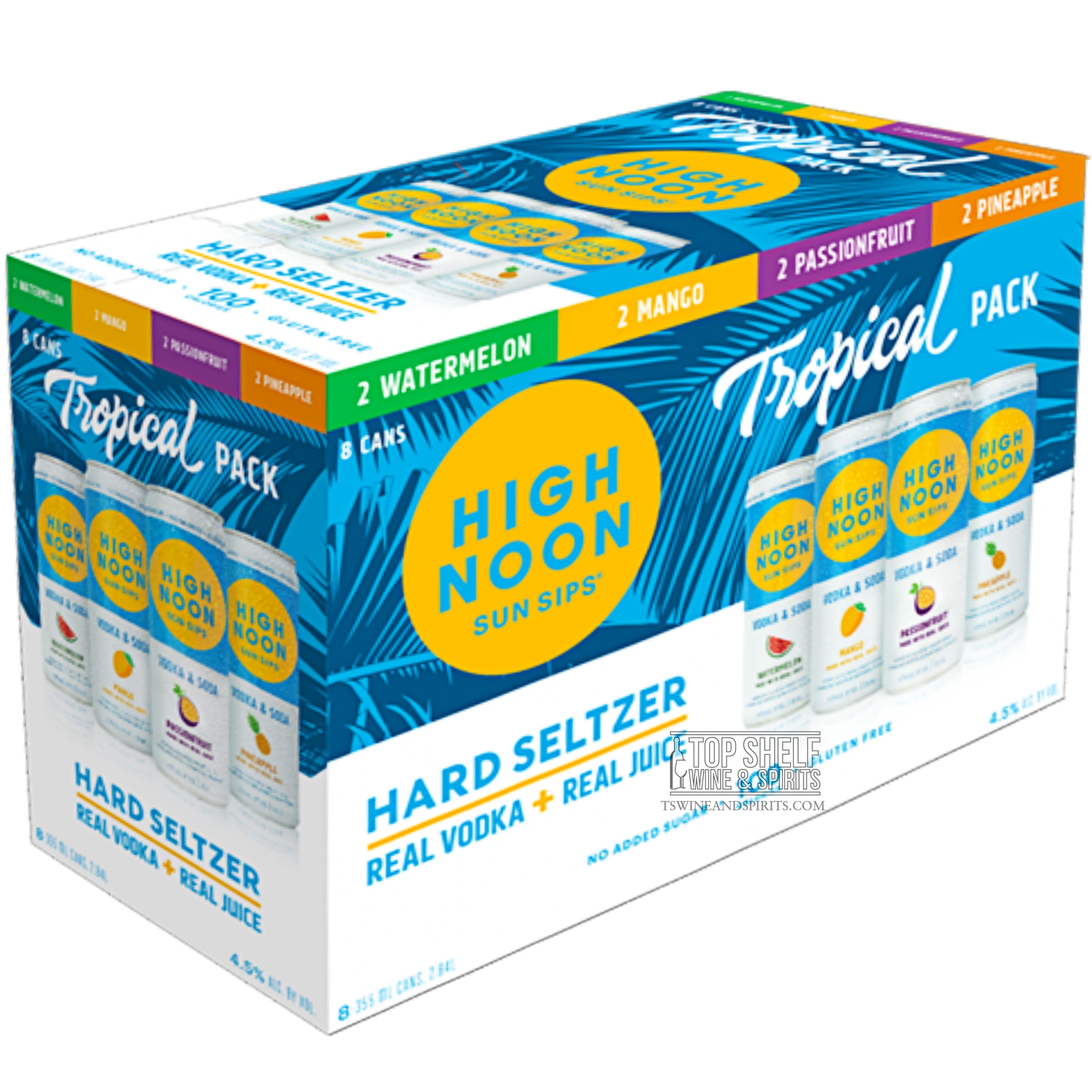 High Noon Tropical Variety Hard Seltzer (8 Pack) 355ml