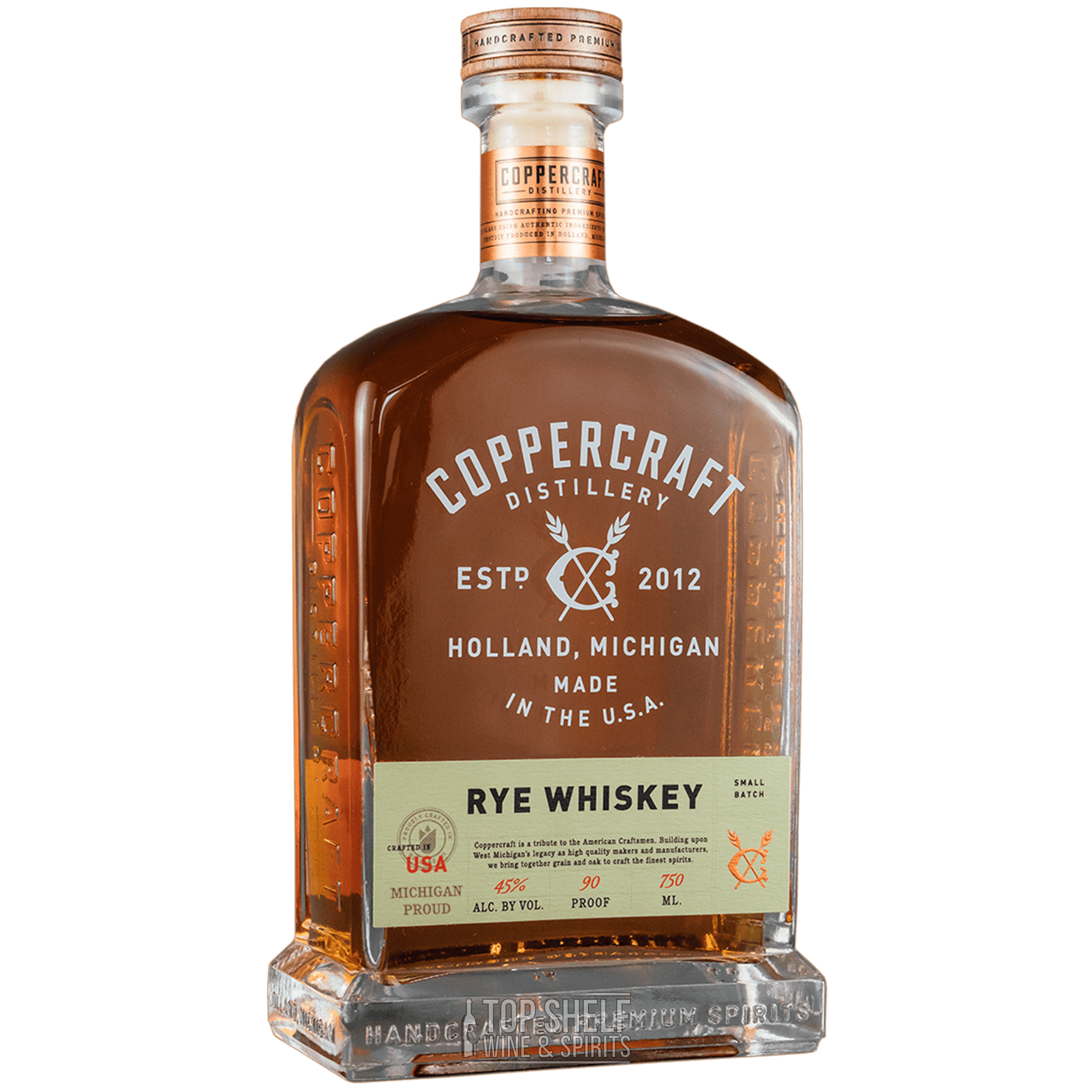 Coppercraft Straight Rye Whiskey