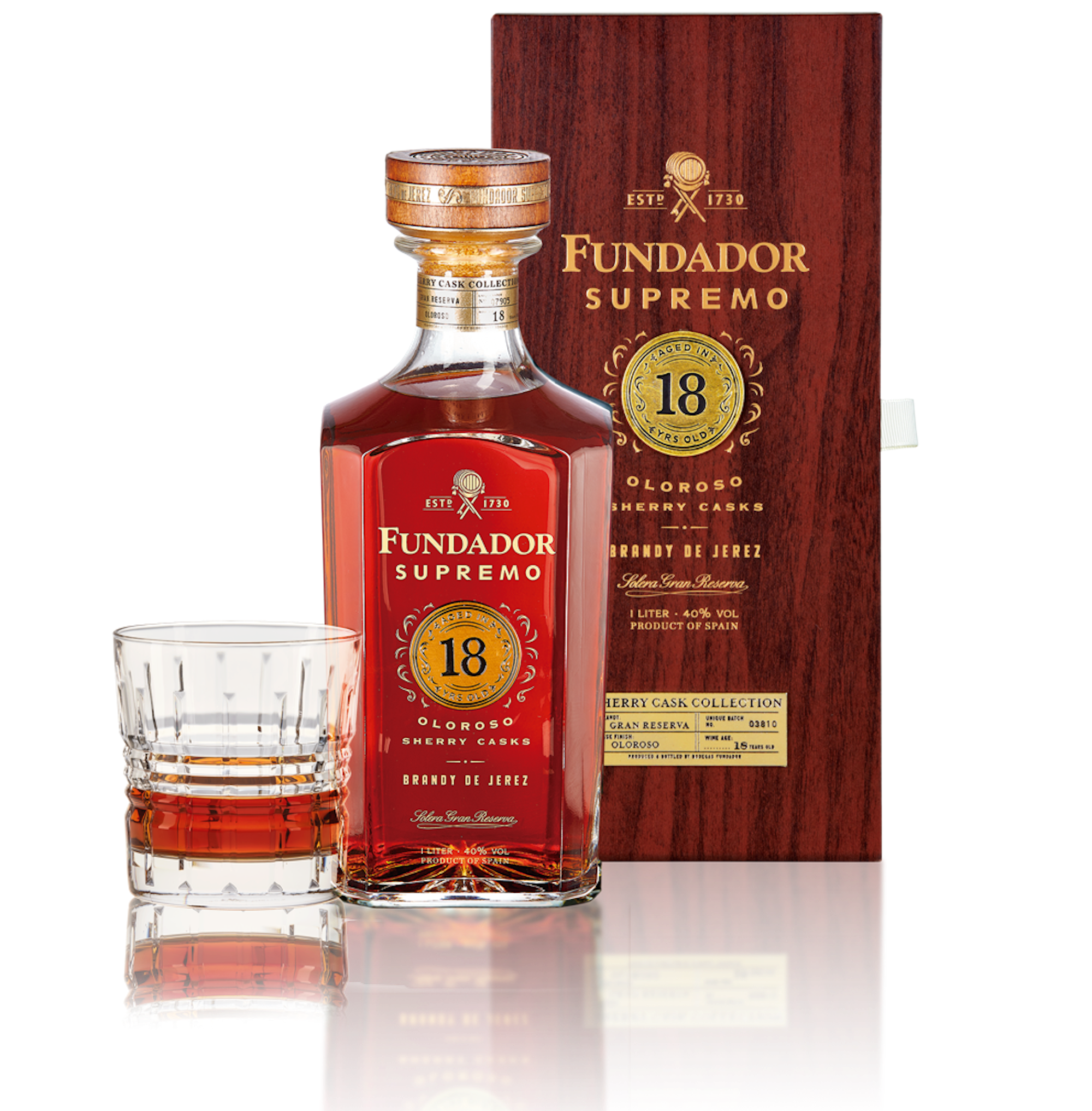 Order Fundador Supremo 18 Year Spanish Brandy | Delivery Order Fundador Supremo 18 Year Spanish Brandy | Delivery