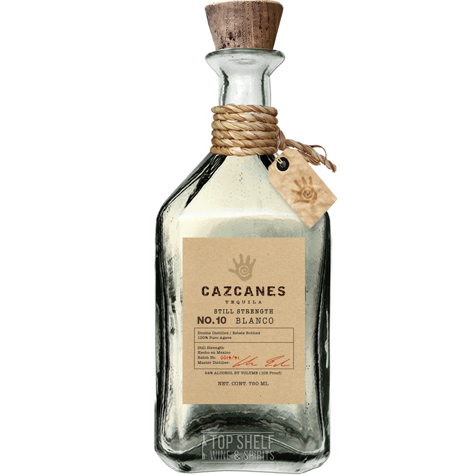 Cazcanes No.10 Blanco Still Strength Tequila