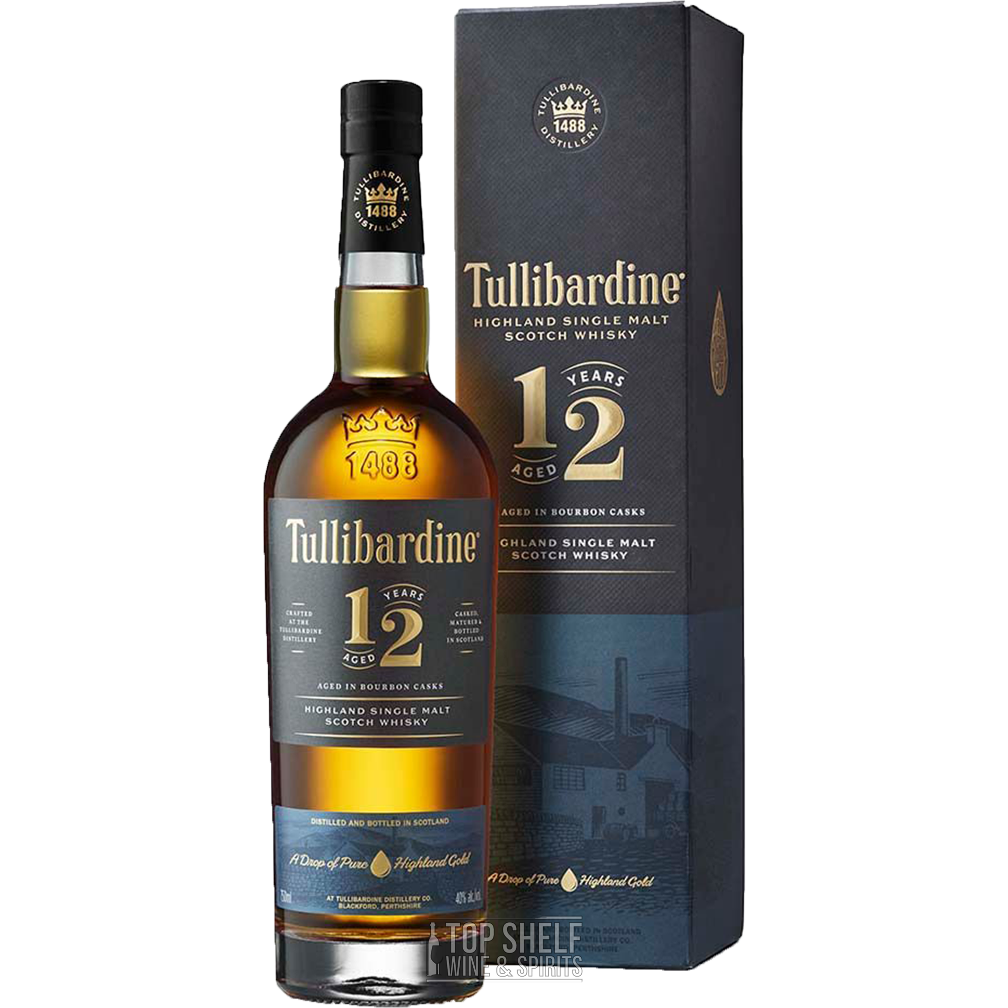 Tullibardine 12 Year Highland Single Malt Scotch Whisky