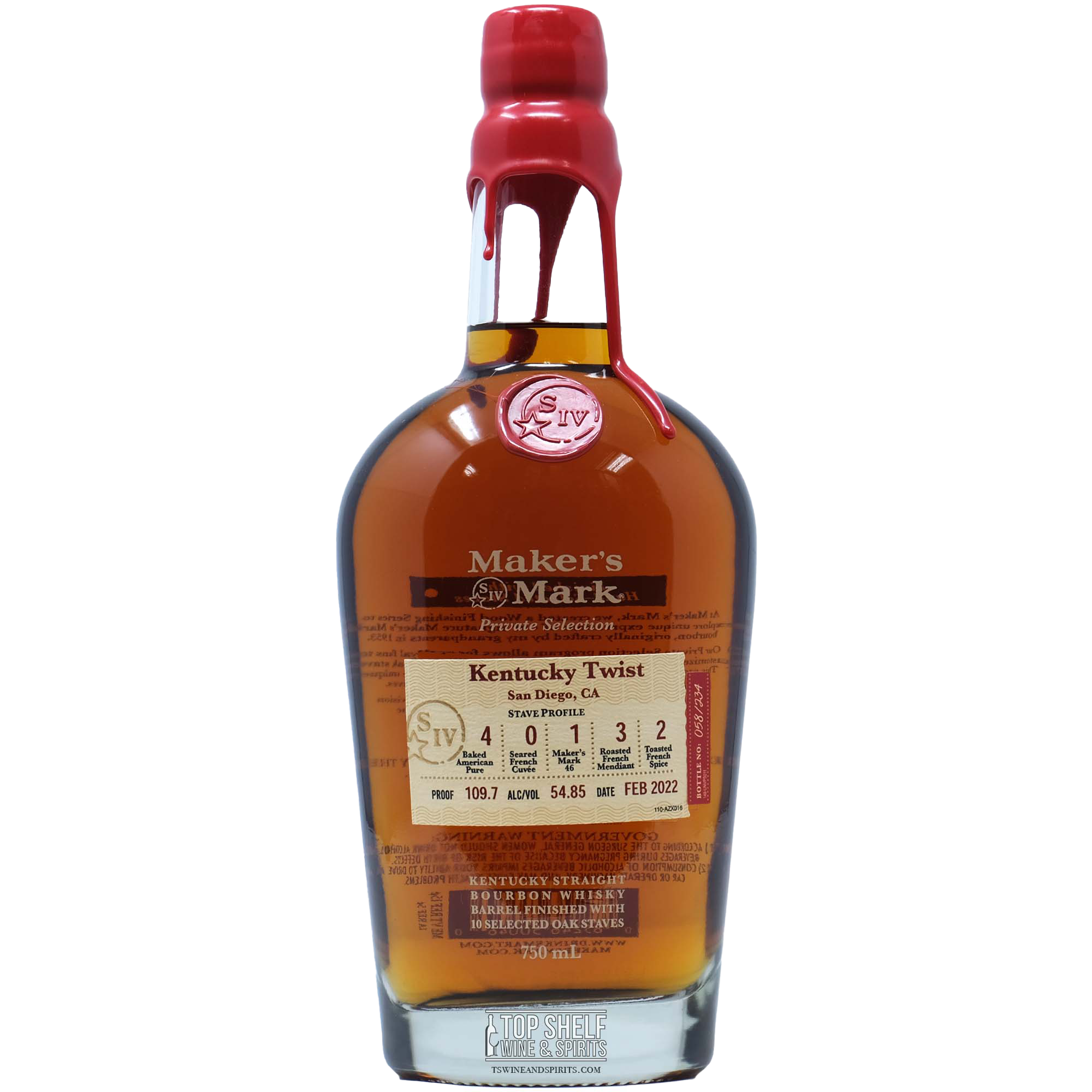 Maker's Mark Private Selection "Kentucky Twist" Bourbon (Private Selection)
