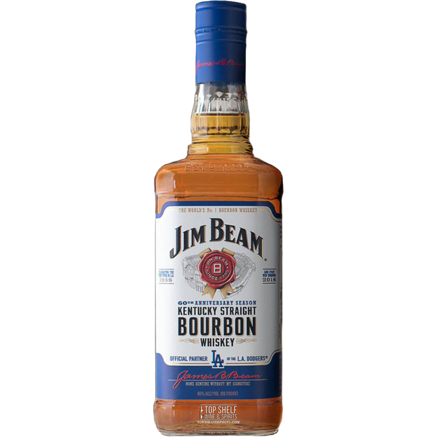 Jim Beam LA Dodgers Kentucky Straight Bourbon