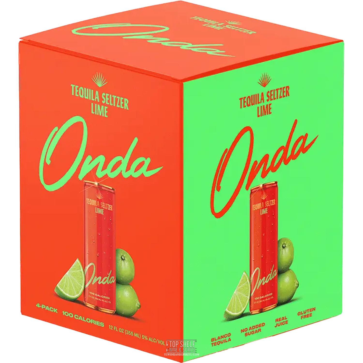 Onda Tequila Lime Seltzer (4 Pack Cans)