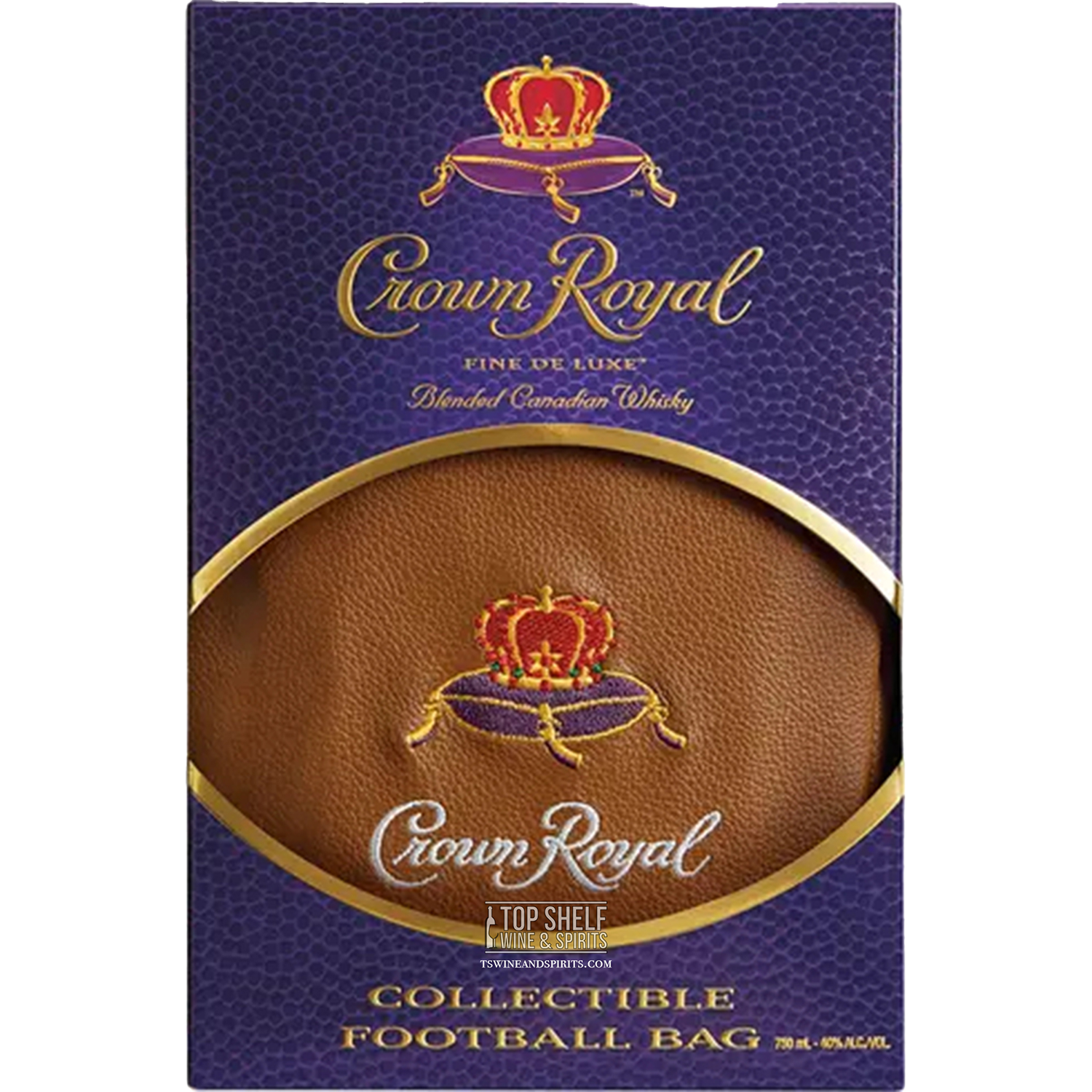 Crown Royal Canadian Whisky Football Bag Gift