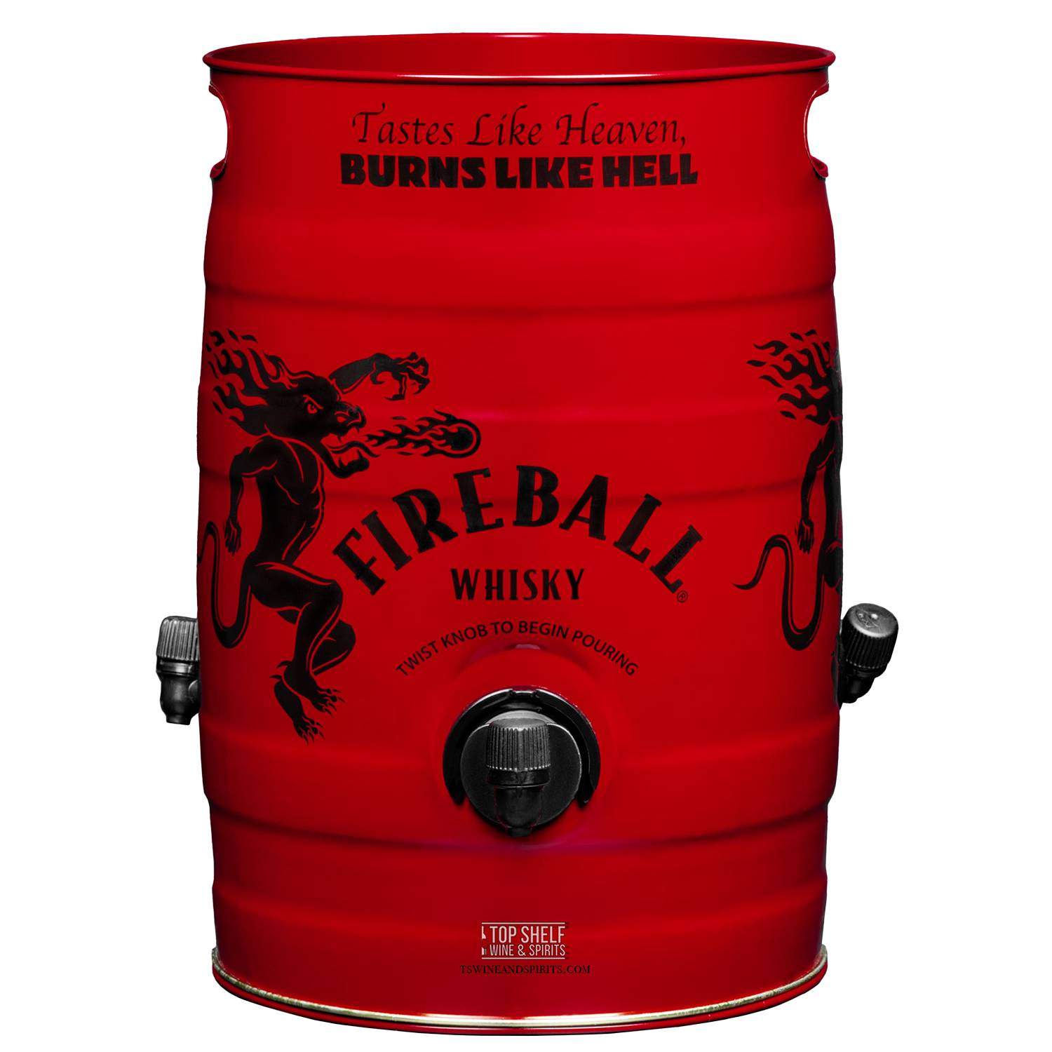 Fireball Whiskey Fire Keg 5.25 Liter