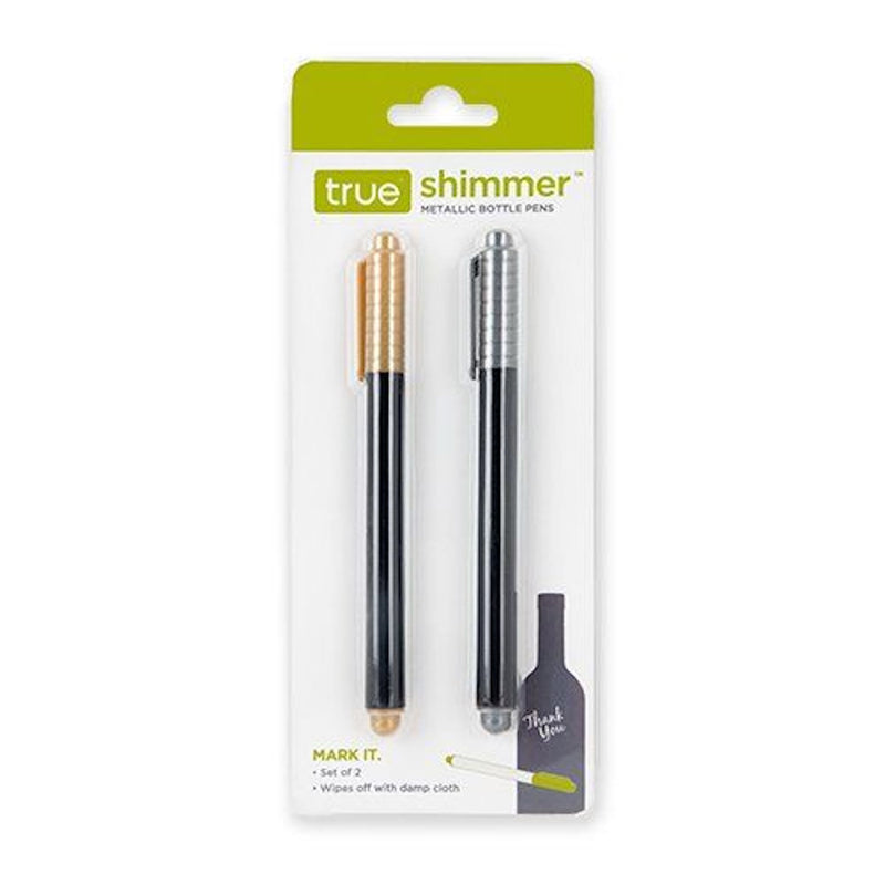 Wine Pens- Set of 2 for Bottles & Glasses