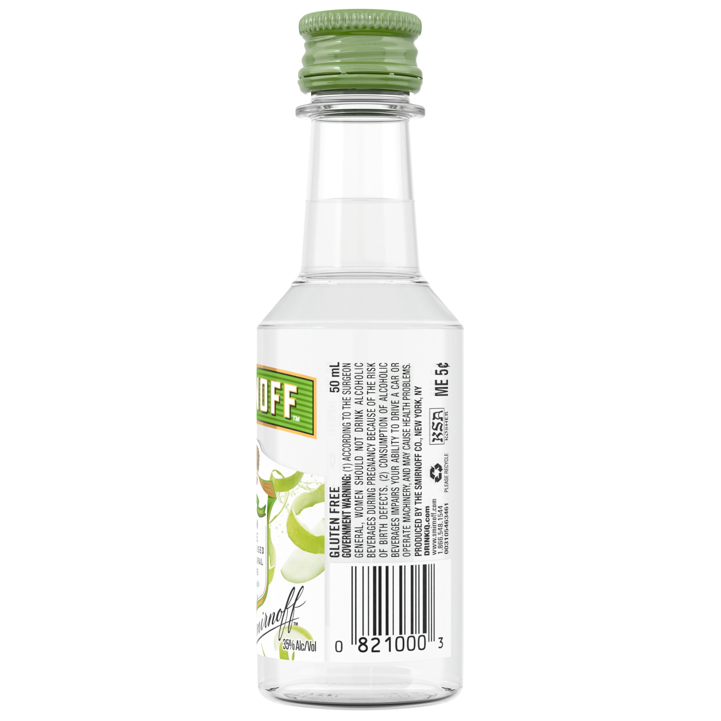 Smirnoff Green Apple Vodka 50ml Sleeve (10 bottles)