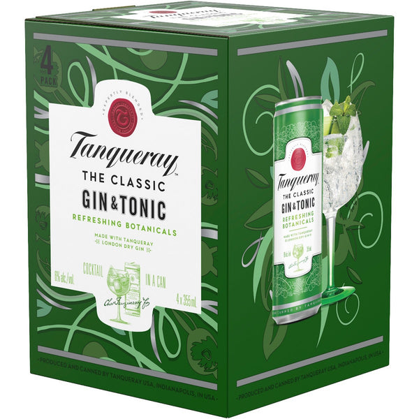 Tanqueray Gin & Tonic 4 pack Cans