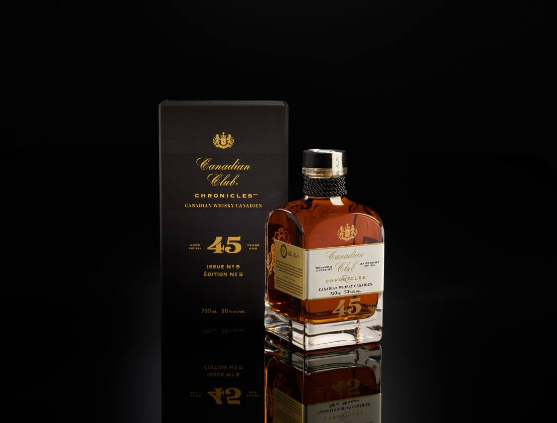 Canadian Club “The Icon” Chronicles 45 Year Old Canadian Whiskey