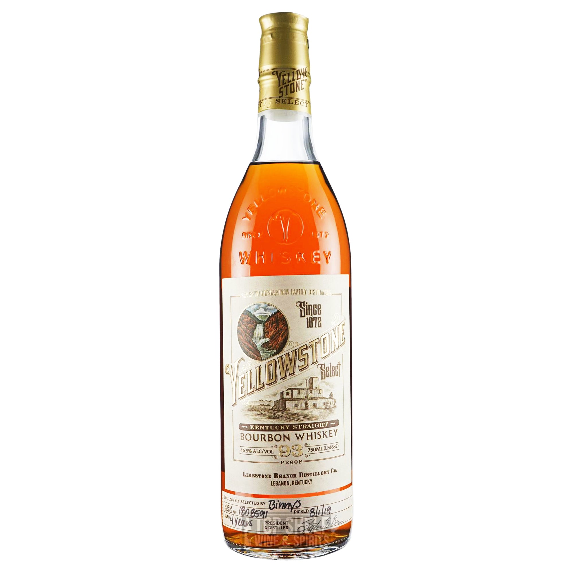 Yellowstone Barrel Select Single Barrel Bourbon