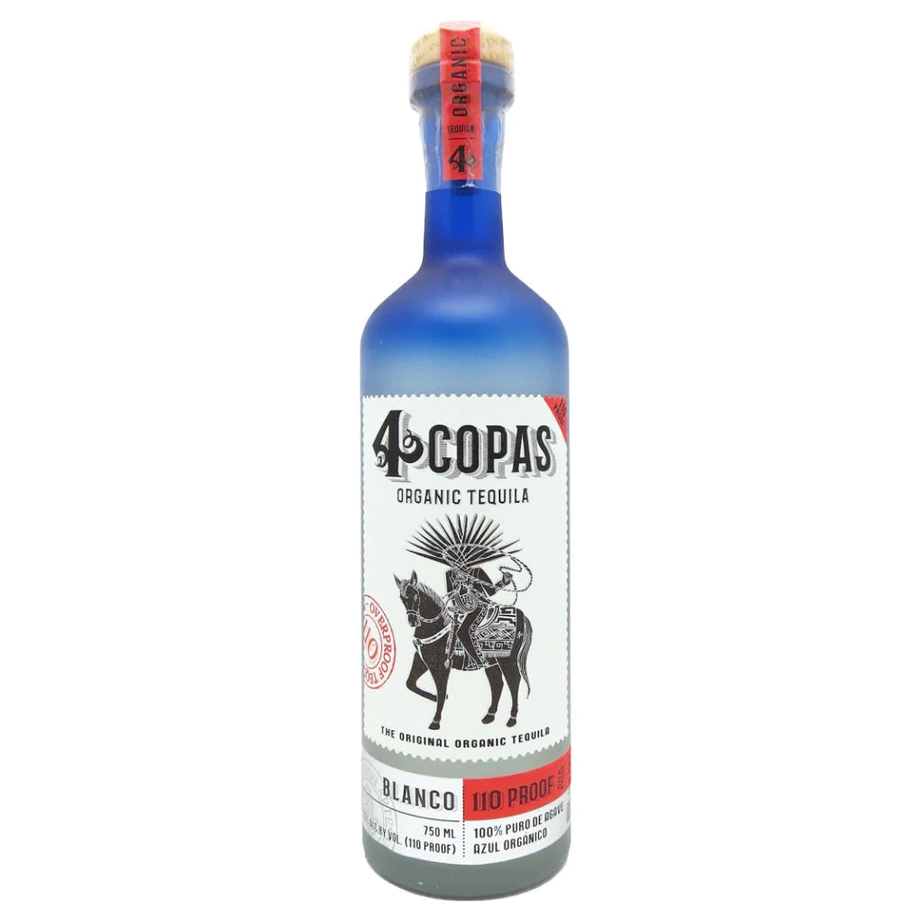 4 Copas Blanco Tequila (110 Proof)