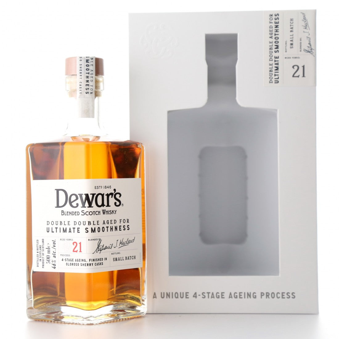 Dewar's 21 Year Double Double Aged Blended Scotch Whisky – Top Shelf ...