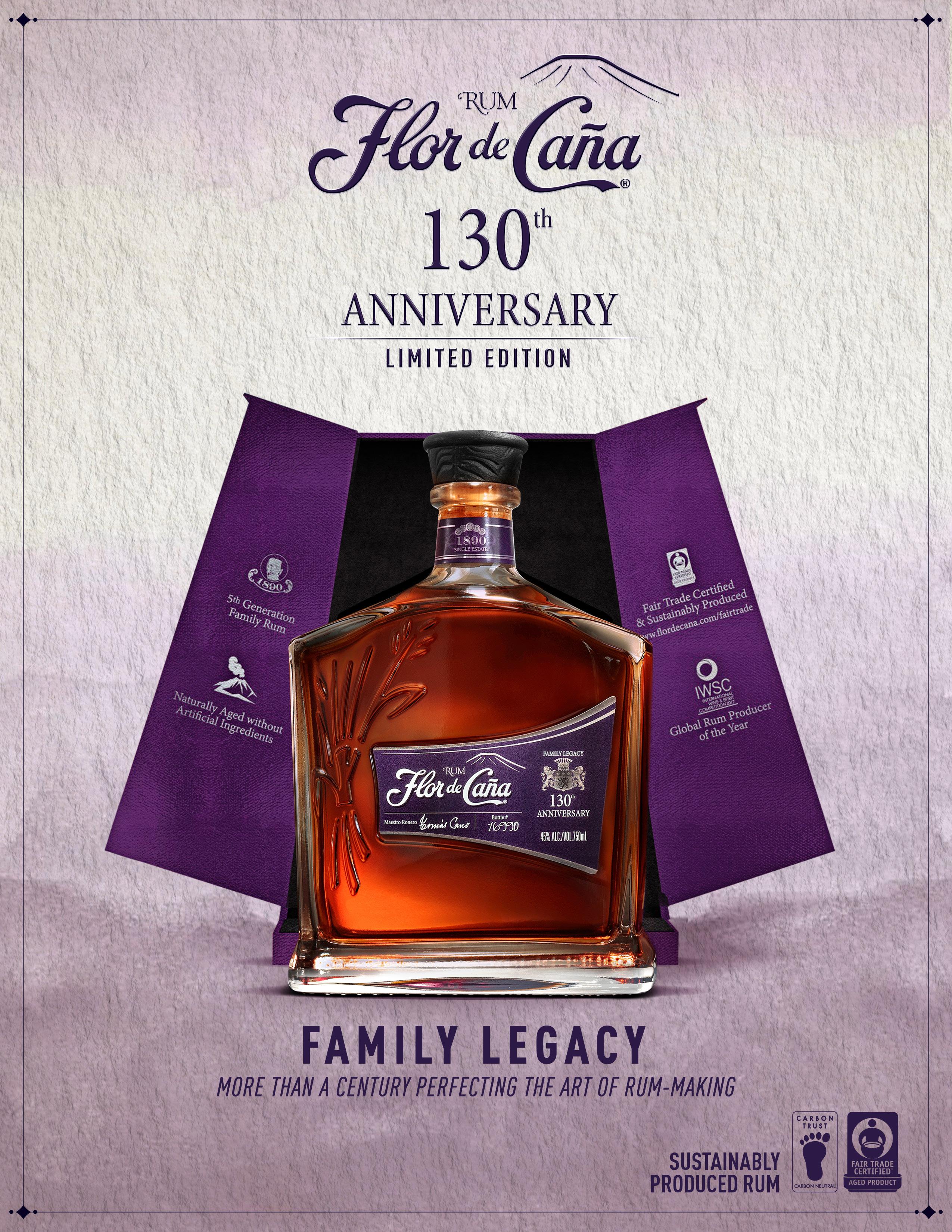 Flor de Caña 130th Anniversary 20 Year Rum