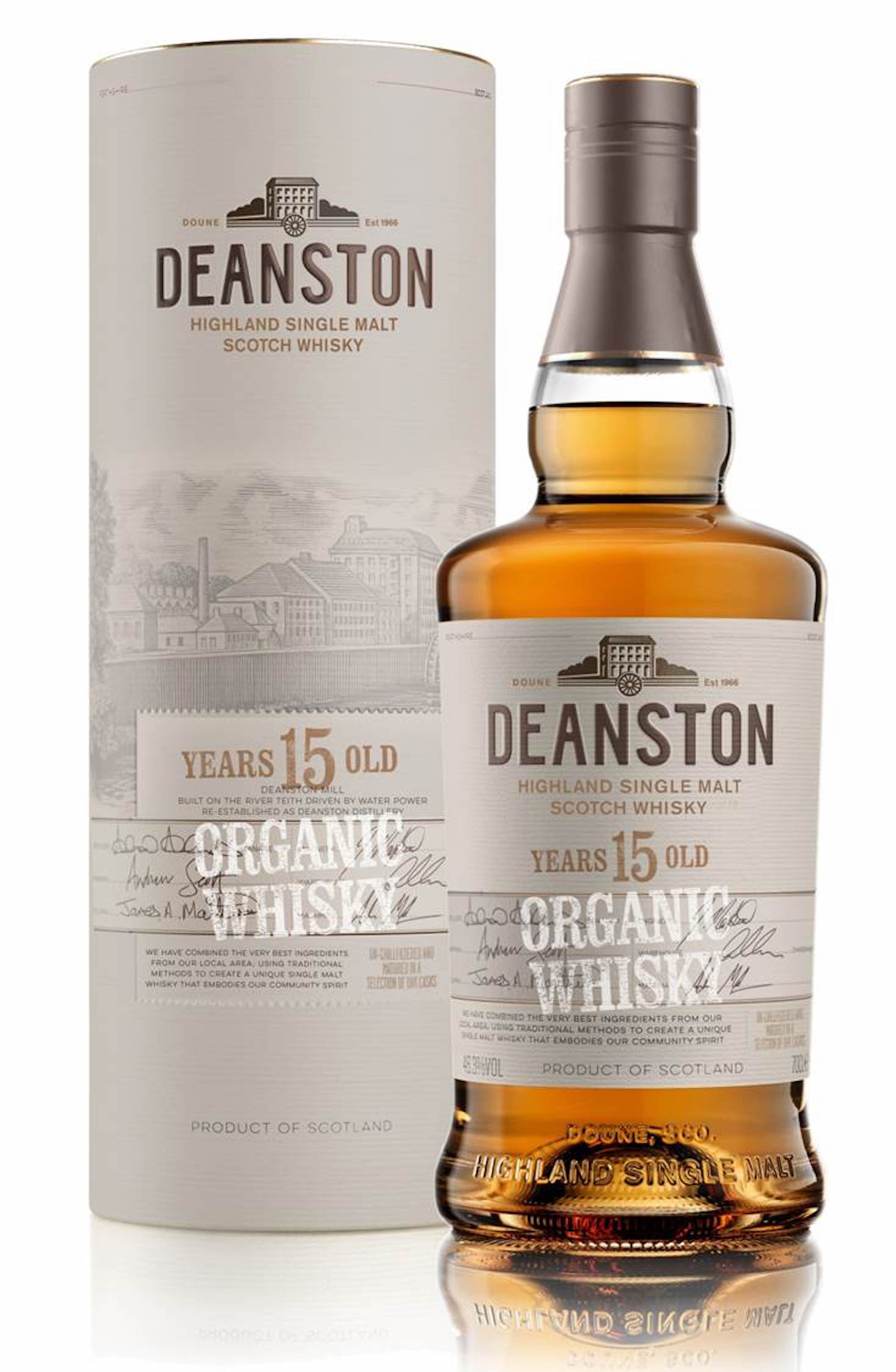 Deanston 15 Year Old Organic Single Malt Scotch