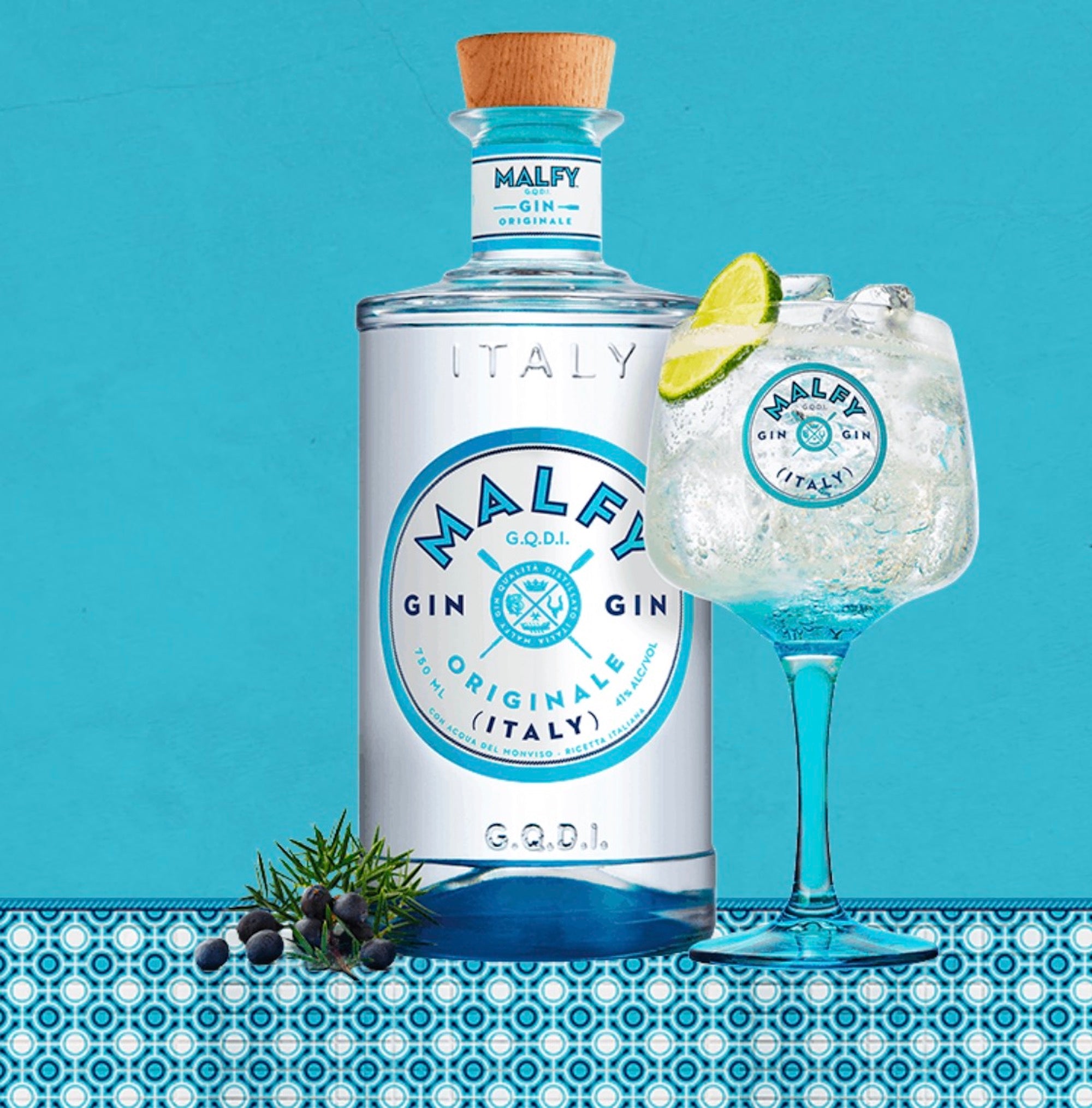 MALFY GIN CON LIMONE ITALY BOTTLE (EMPTY)