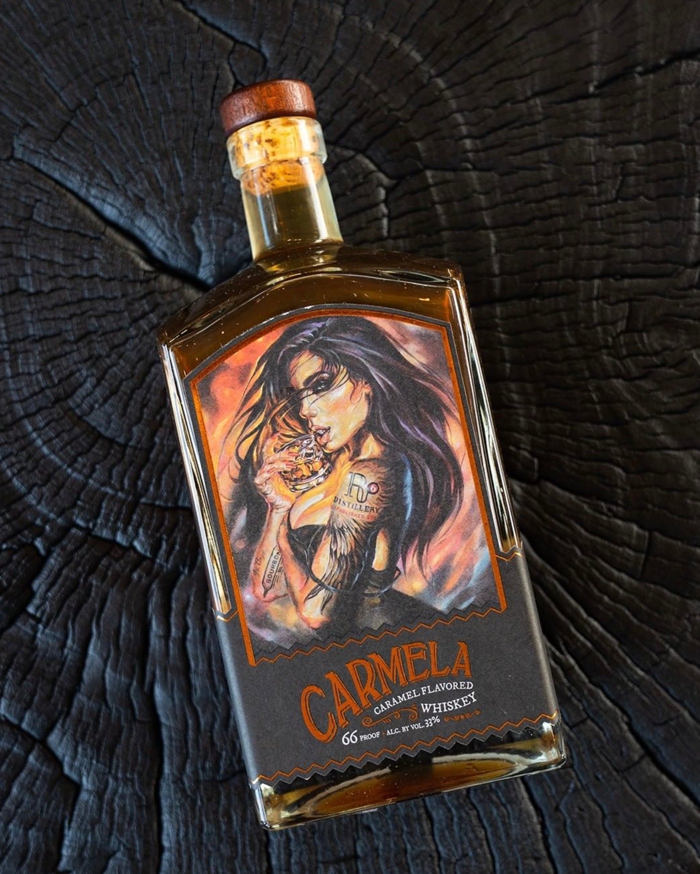 R6 Carmela Caramel Flavored Whiskey