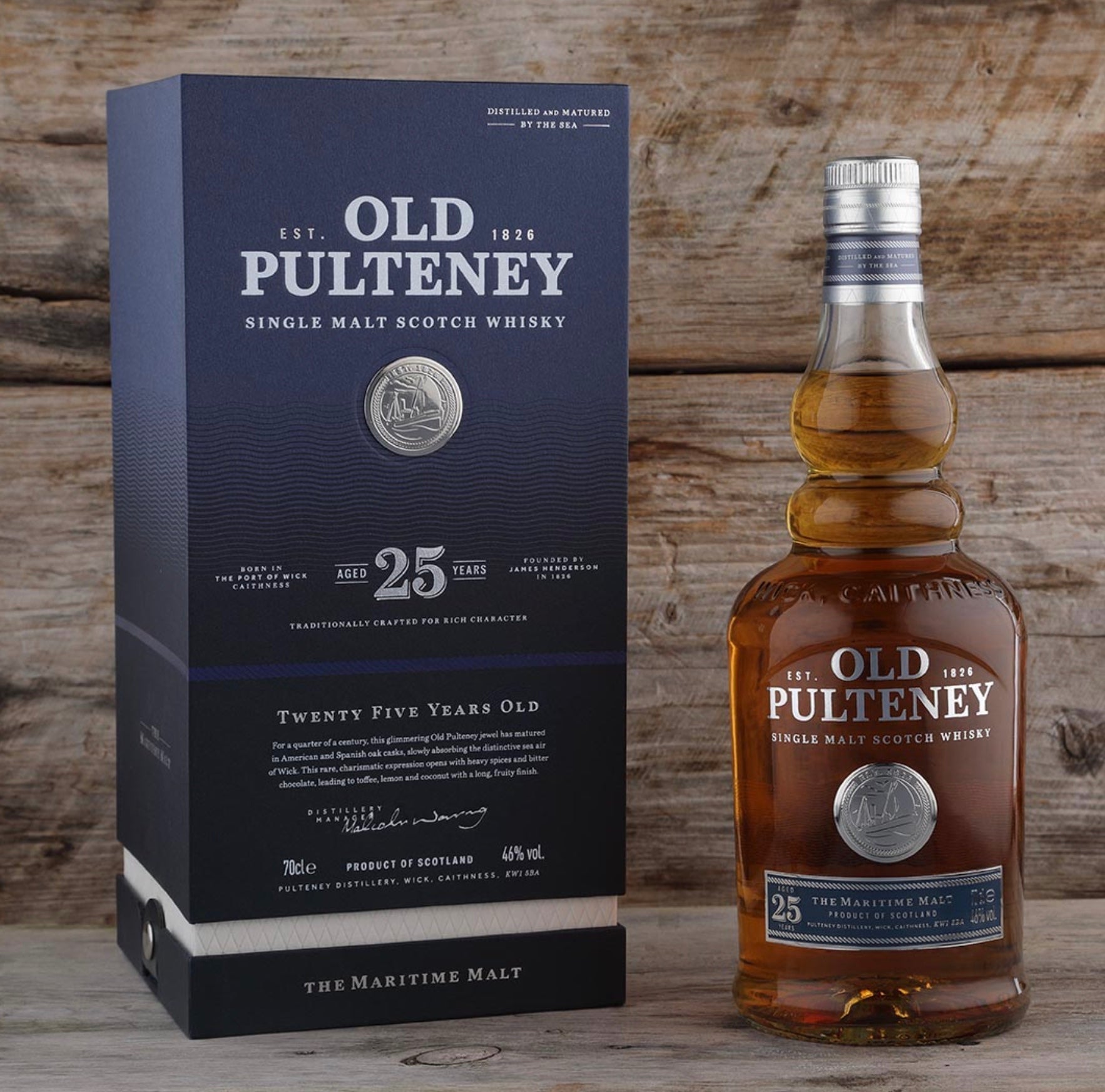 Old Pulteney 25 year Single Malt Scotch