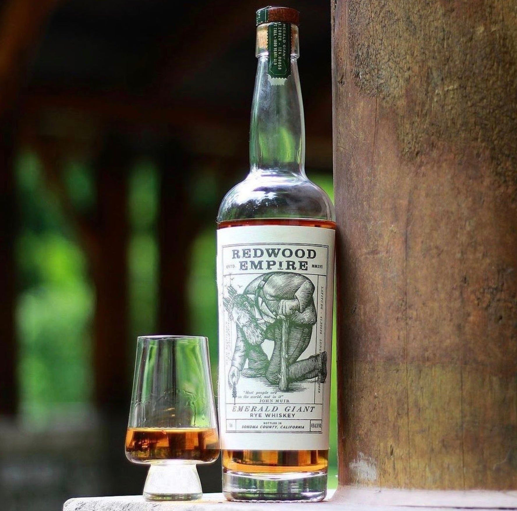 Redwood Empire Emerald Giant Sonoma County Rye Whiskey