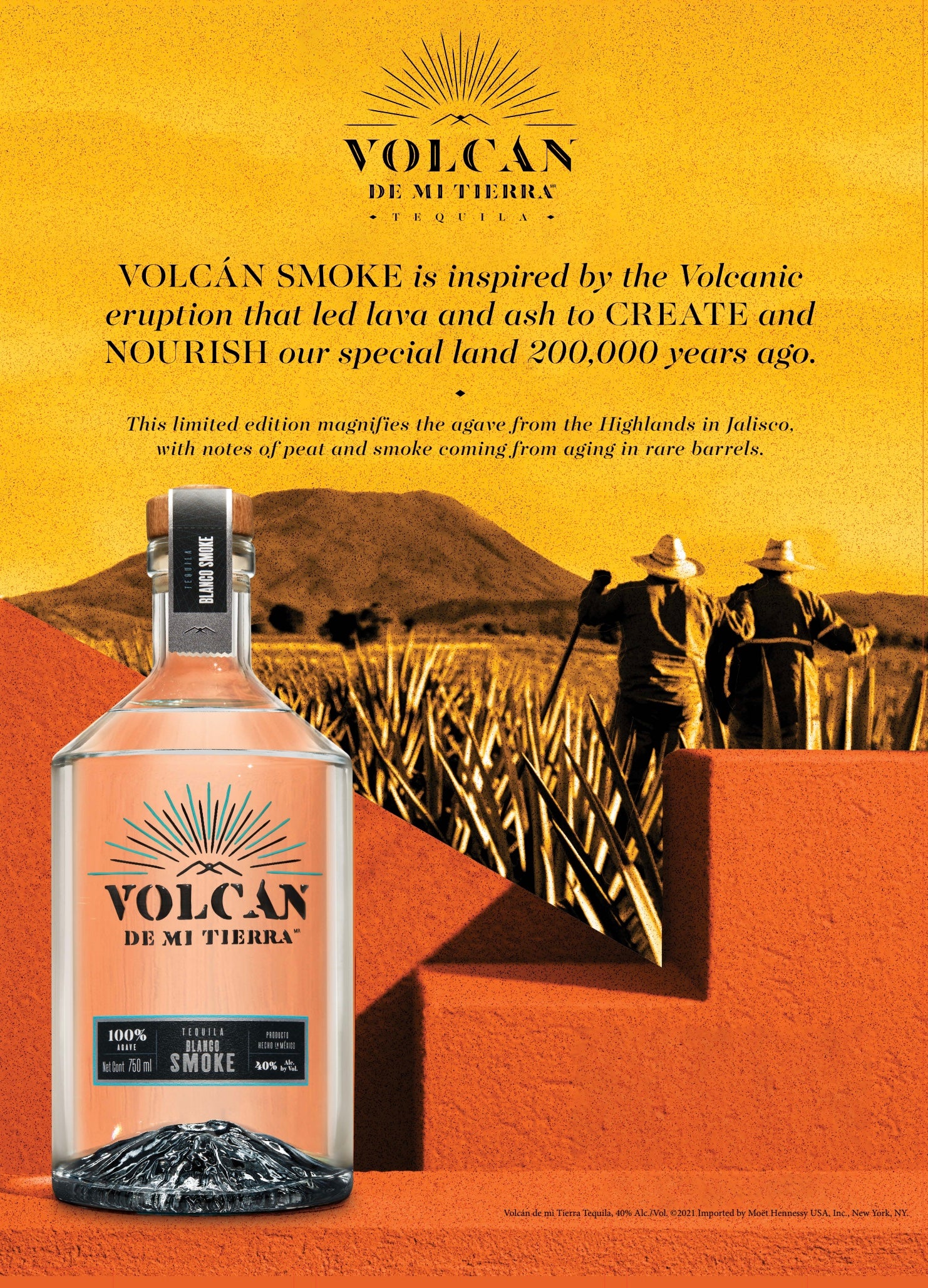 Volcán De Mi Tierra Blanco Smoke Tequila Limited Edition