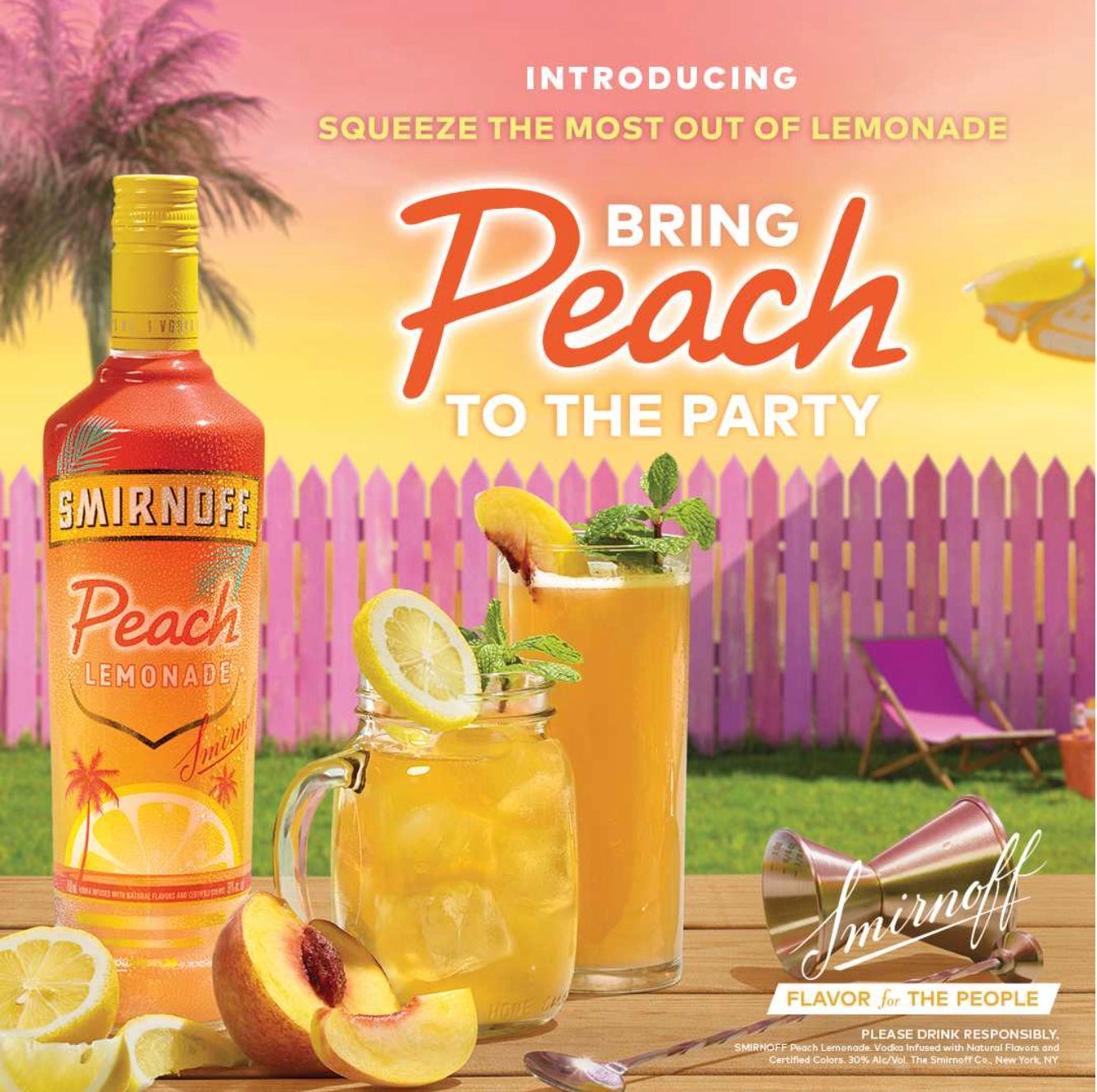 Smirnoff Peach Lemonade Limited Edition Vodka