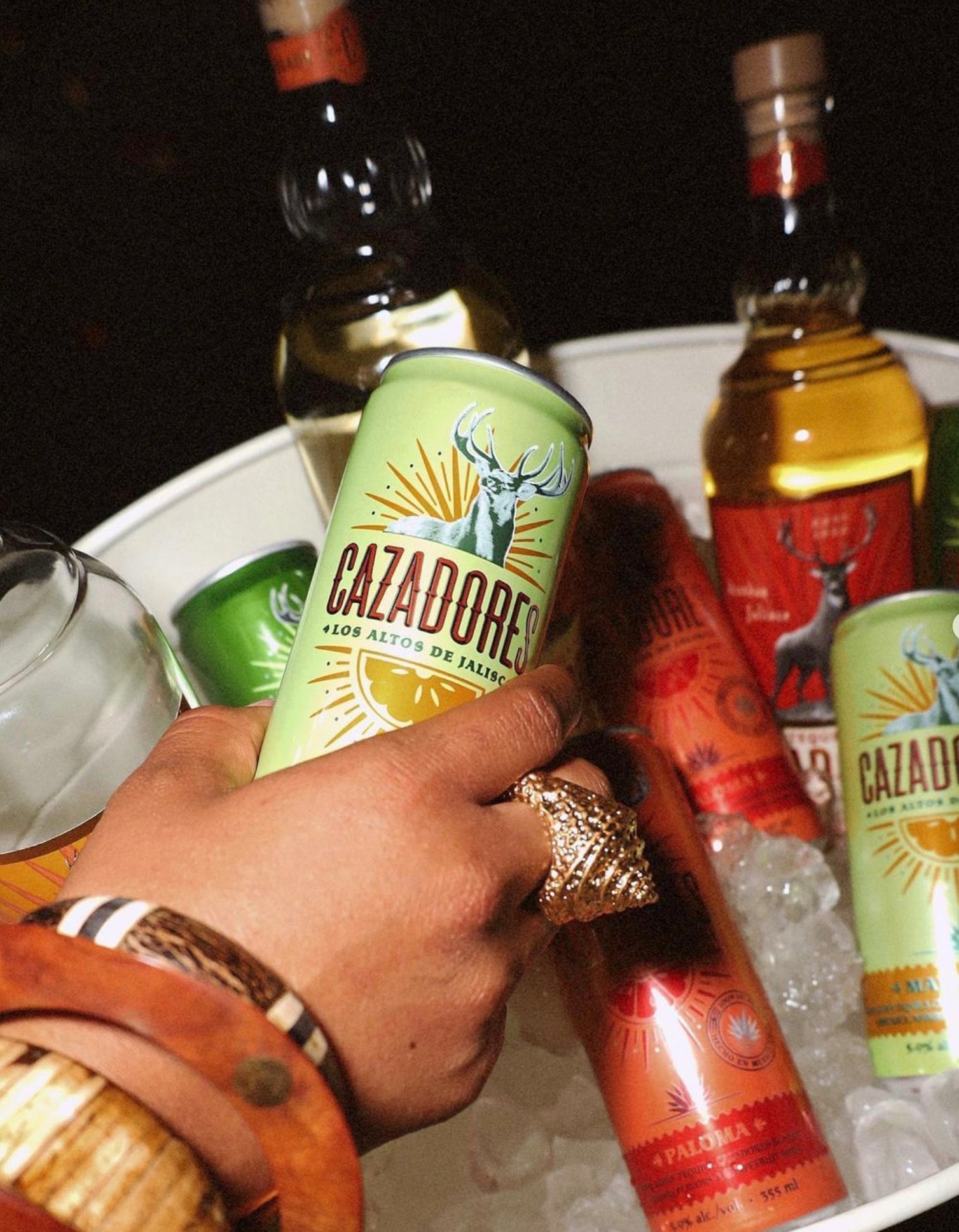 Order Cazadores Tequila Margarita Cocktail ReadyToDrink 4Pack Cans