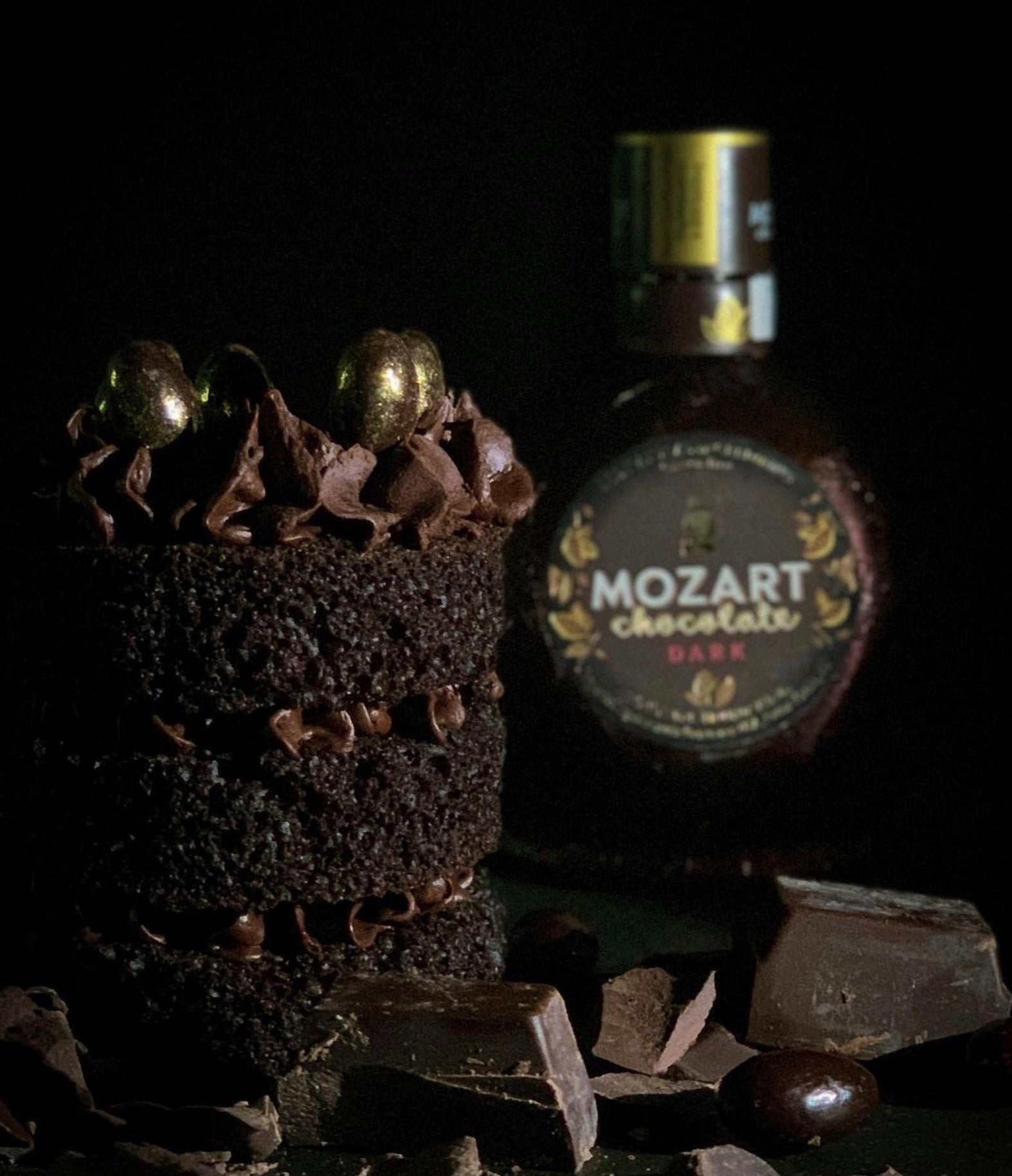 Cream Liqueur Chocolate Mozart Dark